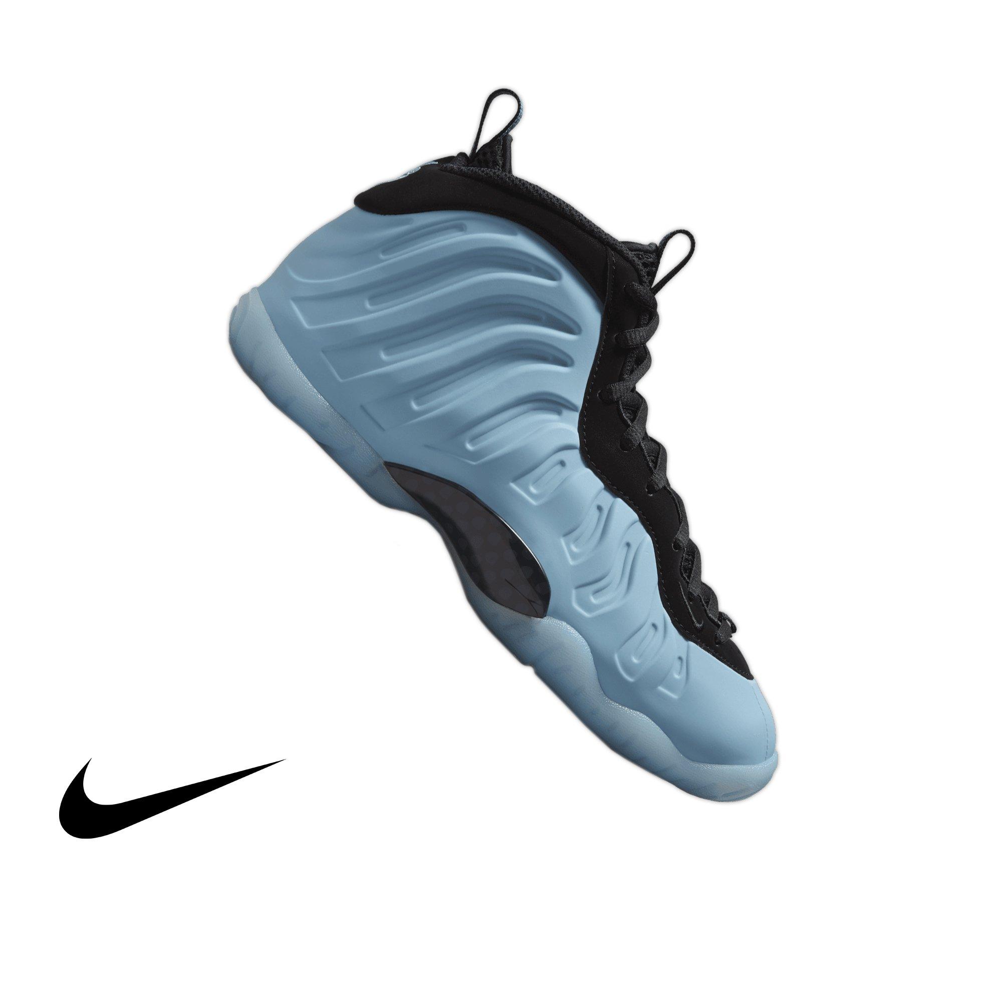 Nike Little Posite One "Psychic Blue" Grade School Kids' Shoe​