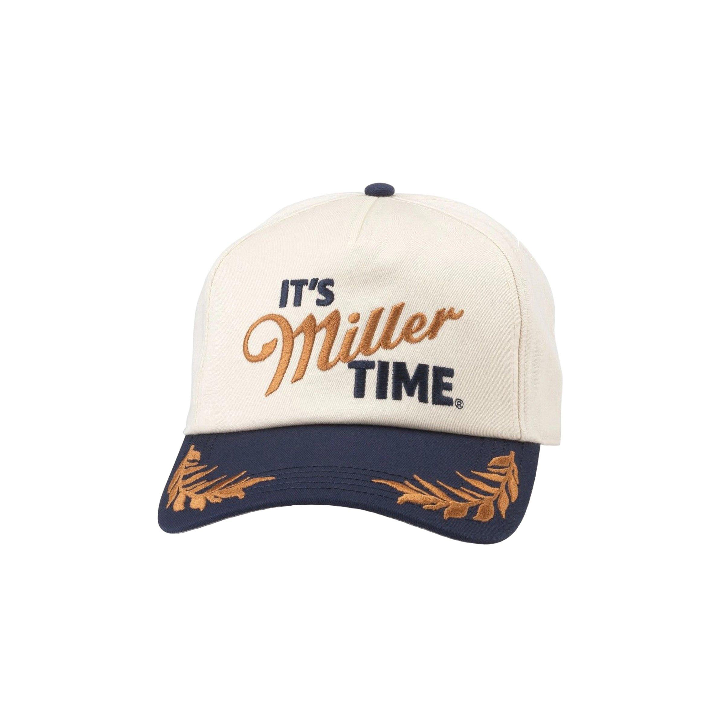 American Needle Miller Lite Club Captain Snapback-Beige/Navy - NAVY Thumbnail View 1