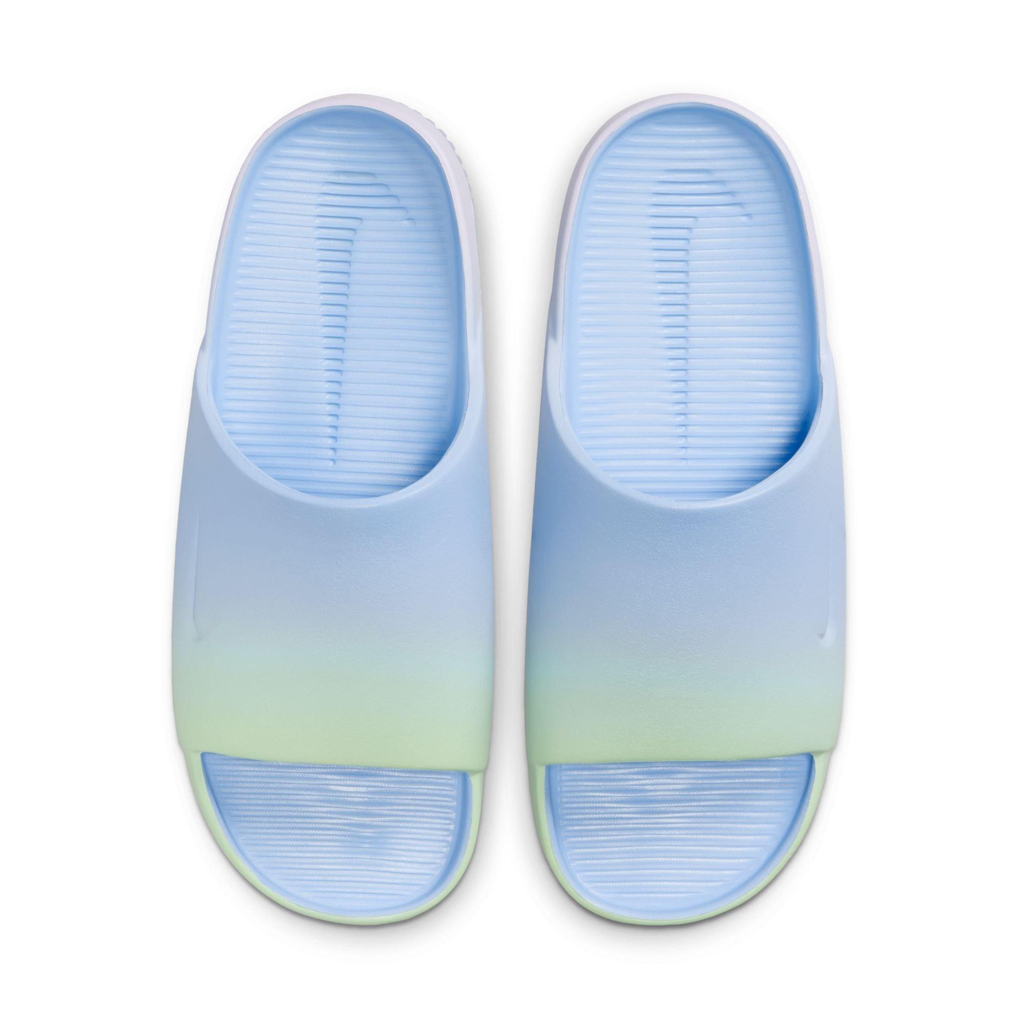Nike Calm "Psychic Blue/Lilac Bloom" Women's Slide - BLUE Thumbnail View 6