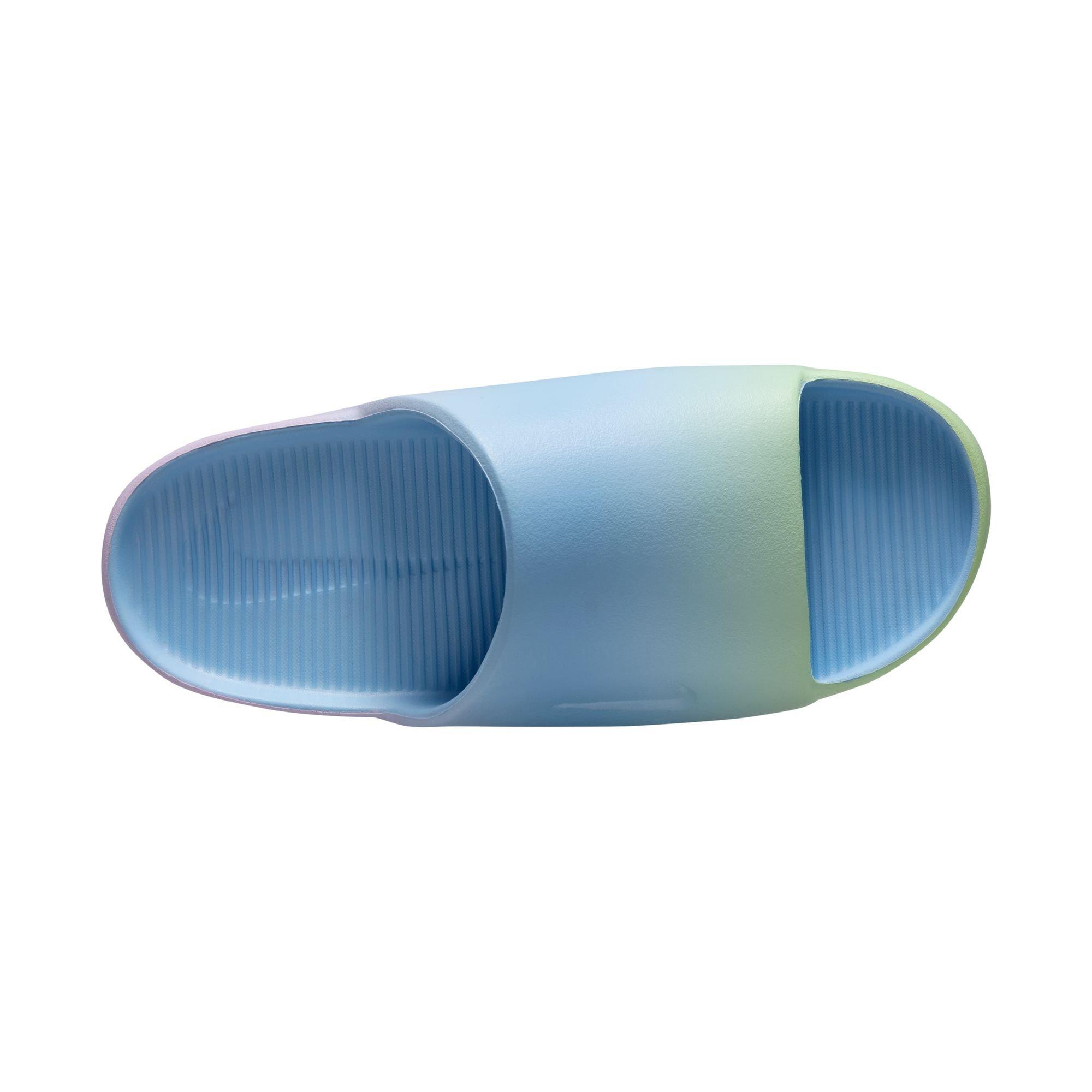 Nike Calm "Psychic Blue/Lilac Bloom" Women's Slide - BLUE Thumbnail View 7