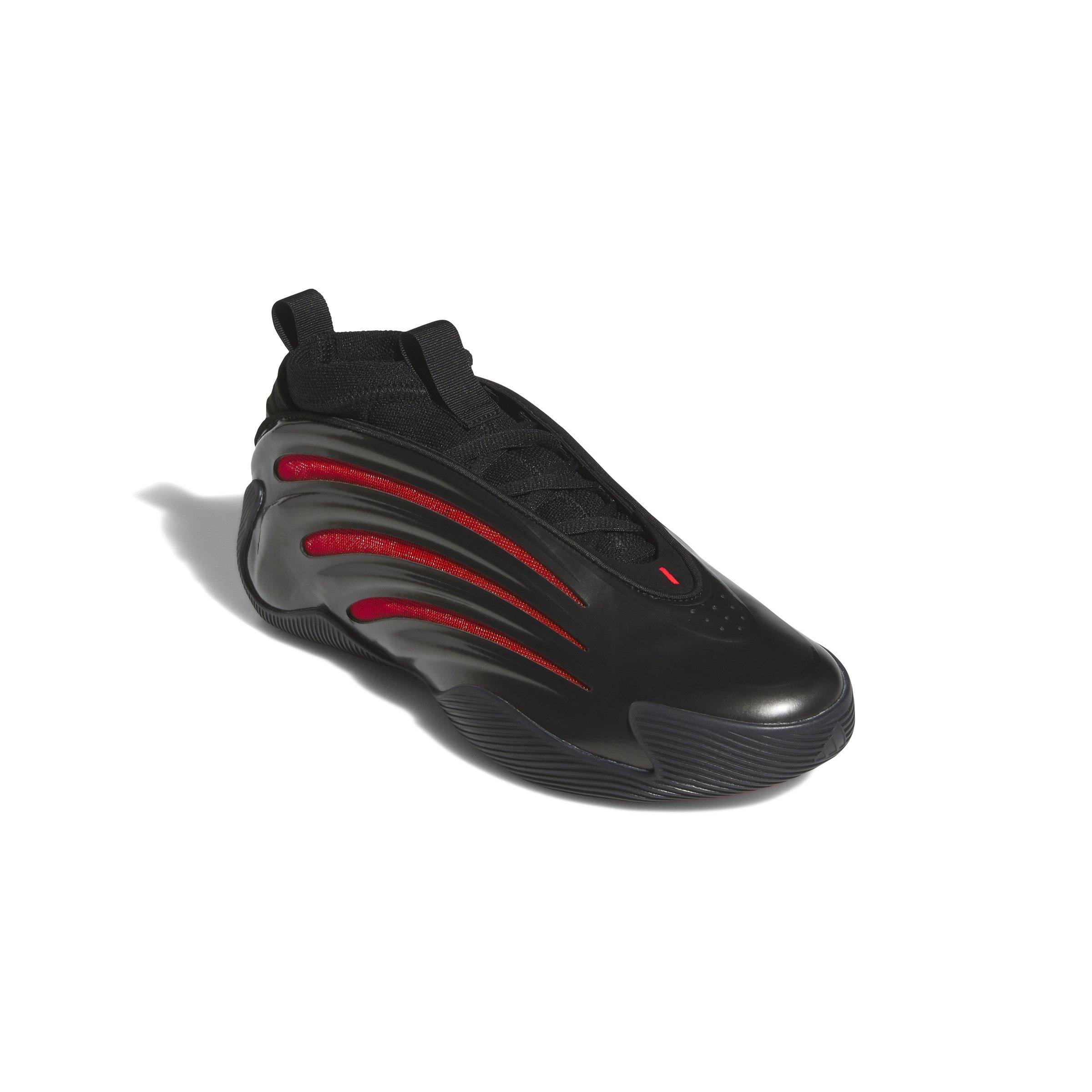 adidas Harden Volume 9 "Black/Red" Men's Basketball Shoe - BLACK/LUCID RED Thumbnail View 2