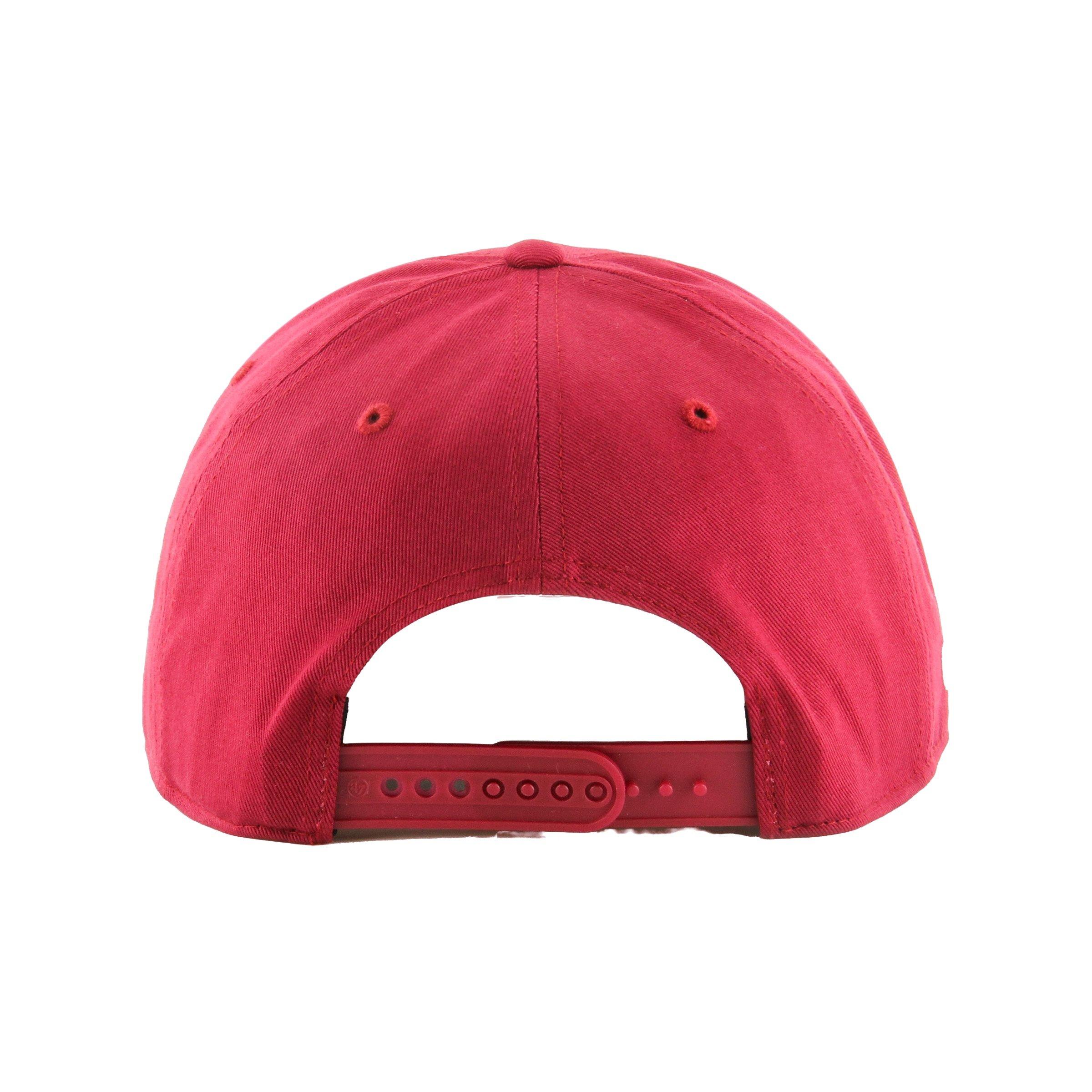 '47 Alabama Crimson Tide Overhand Hitch Snapback Hat-Red