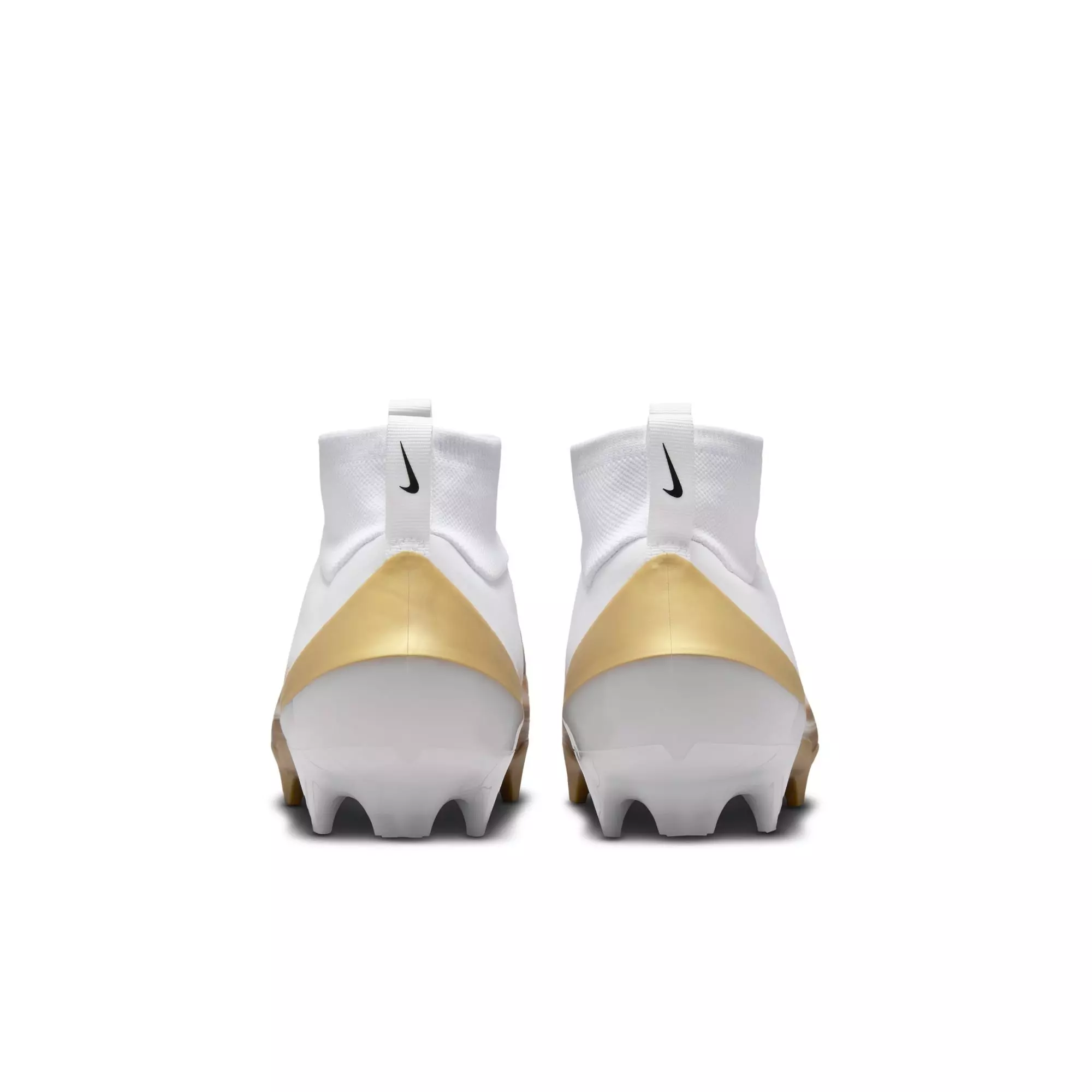 Nike Vapor Pro 1 "White/Black/Metallic Gold" Men's Football Cleat - WHITE/GOLD