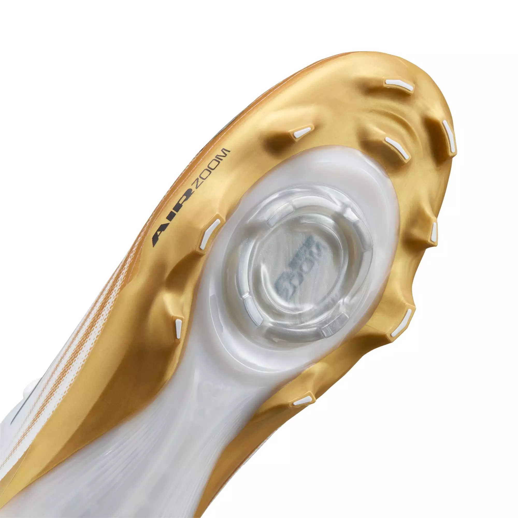 Nike Vapor Pro 1 "White/Black/Metallic Gold" Men's Football Cleat - WHITE/GOLD