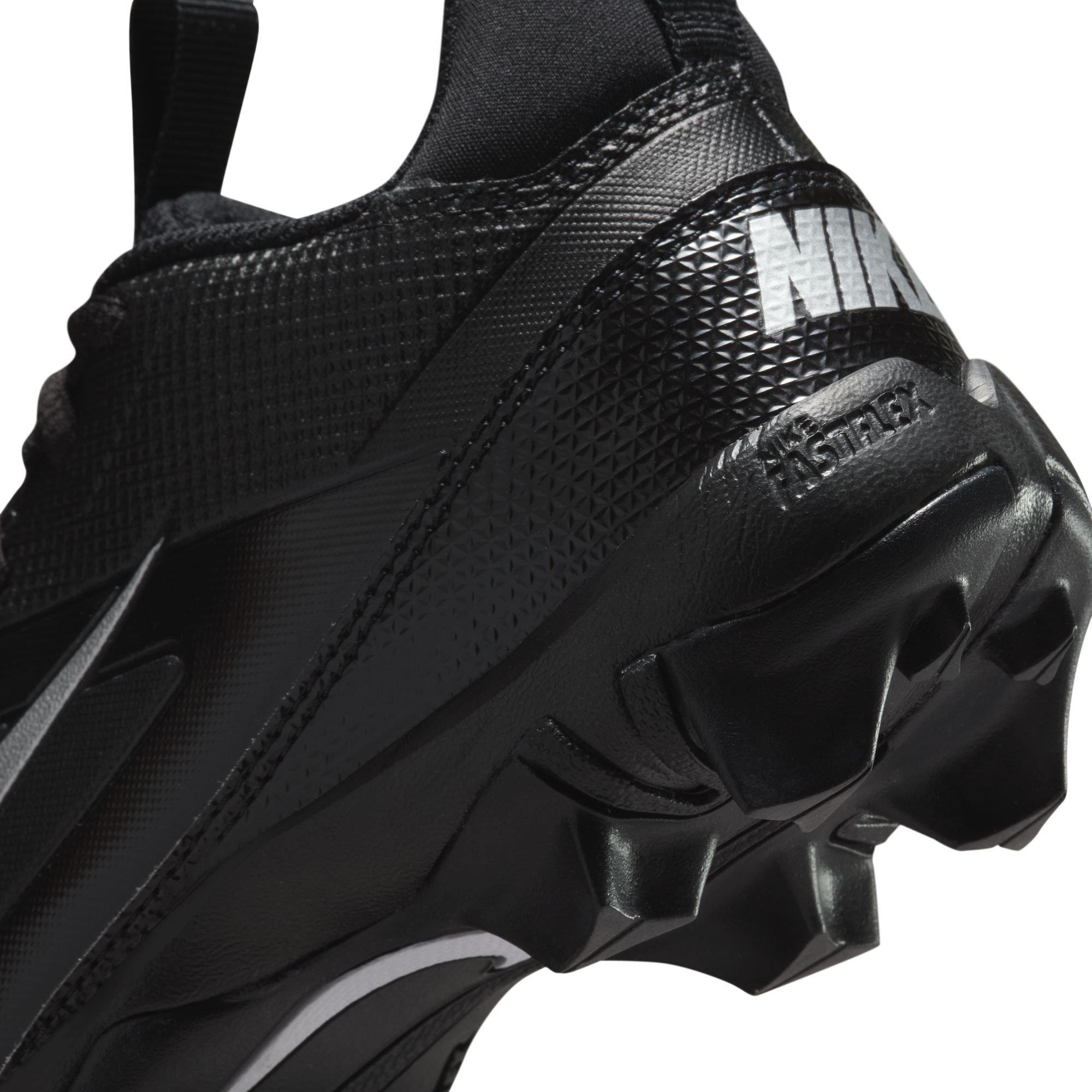 Nike Alpha Menace 4 Shark Grade School Boys' "Black/Metallic Silver" Baseball Cleat