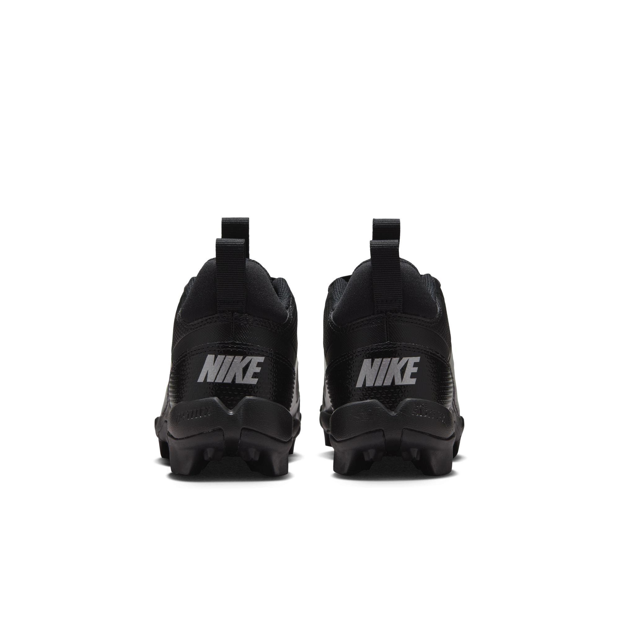 Nike Alpha Menace 4 Shark Grade School Boys' "Black/Metallic Silver" Baseball Cleat