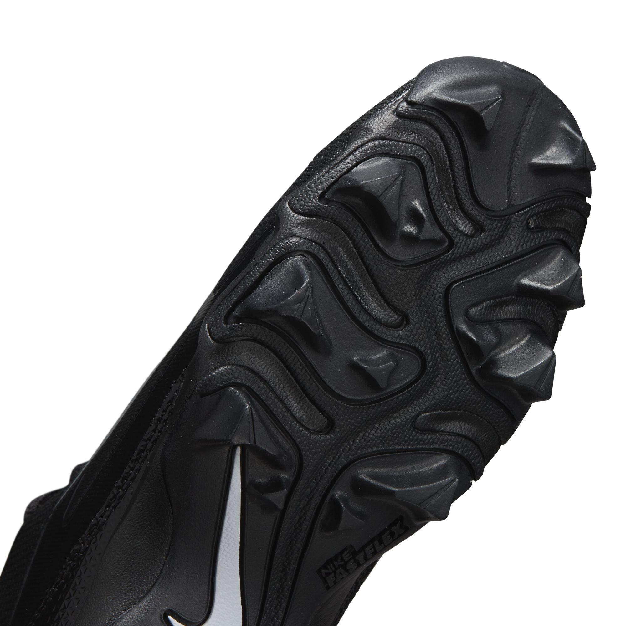 Nike Alpha Menace 4 Shark Grade School Boys' "Black/Metallic Silver" Baseball Cleat