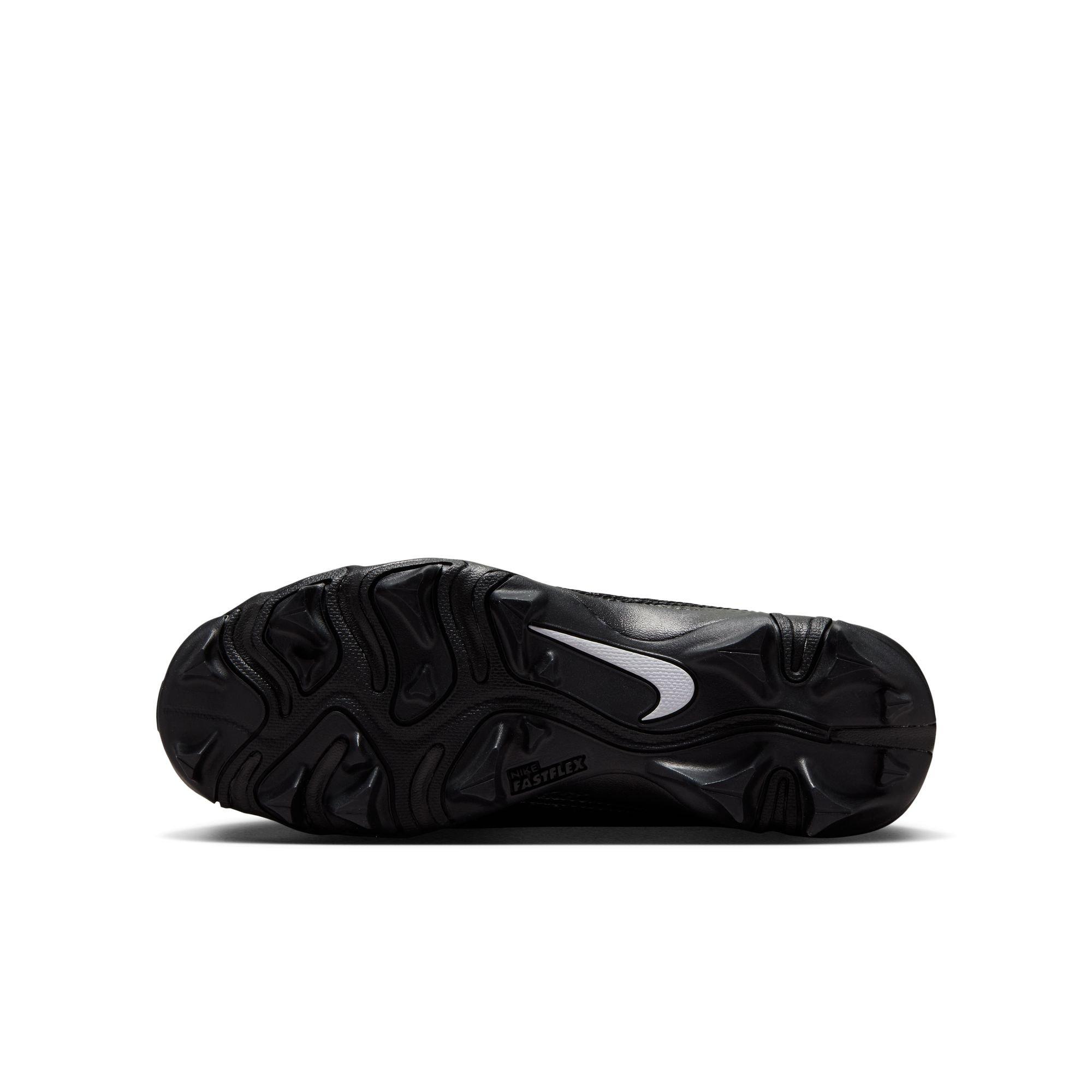Nike Alpha Menace 4 Shark Grade School Boys' "Black/Metallic Silver" Baseball Cleat