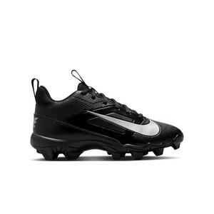 Nike Alpha Menace 4 Shark "Black/Metallic Silver" Grade School Boys' Football Cleat