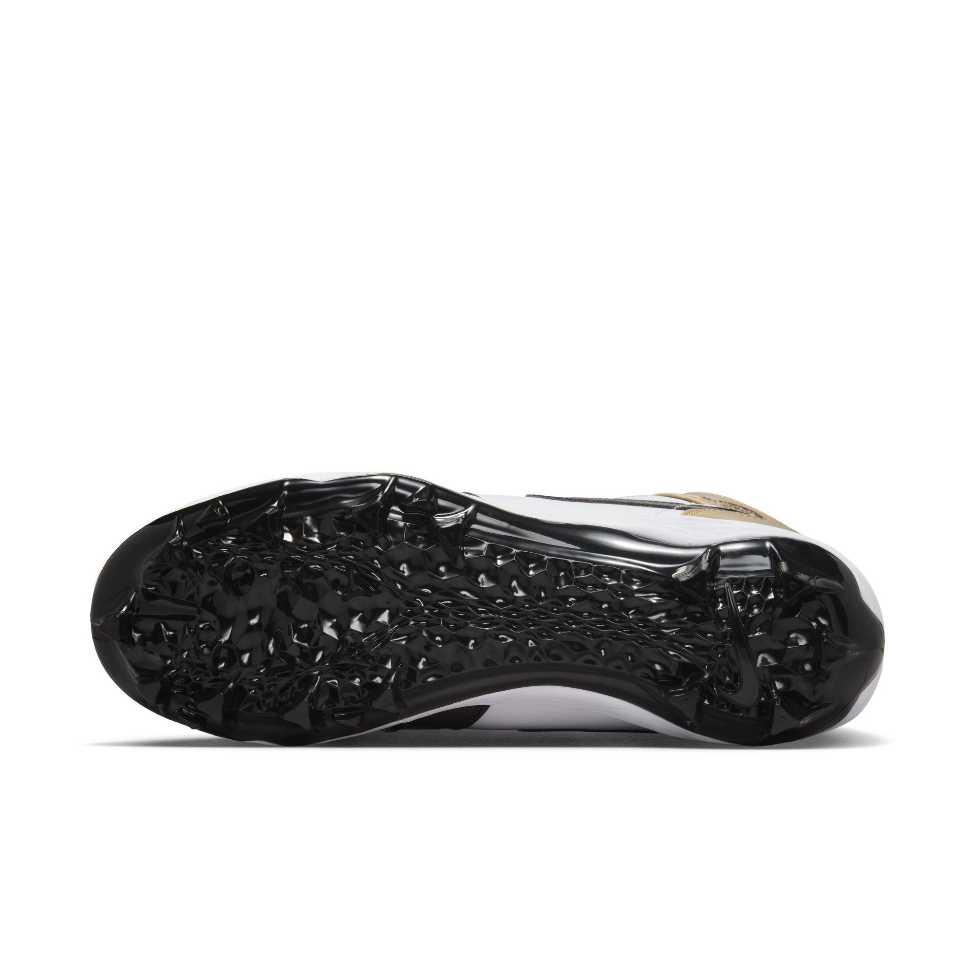 Jordan Mid TD Football Cleat Metallic Gold/Black | Hibbett
