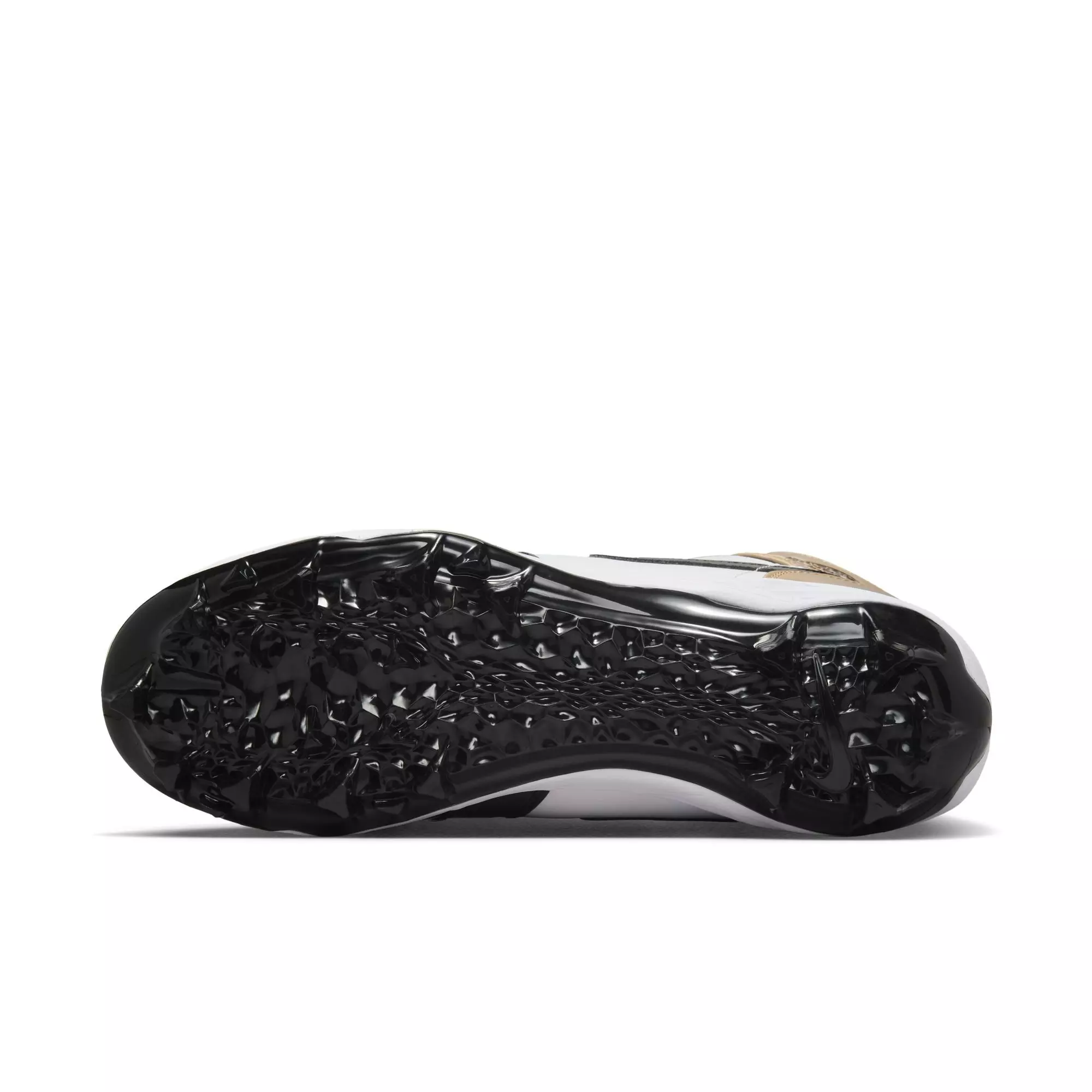 Jordan Mid TD "Metallic Gold/Black/White" Men's Football Cleat - GOLD/BLACK/WHITE