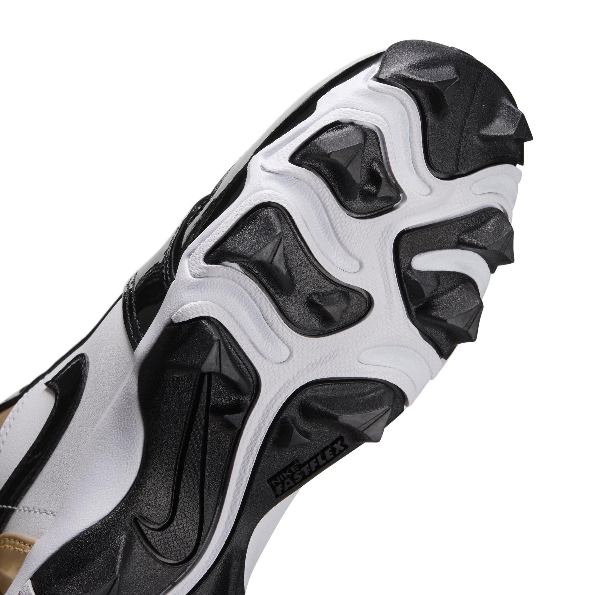 Jordan 1 Low Grade School Boys' "Metallic Gold/White" Football Cleat