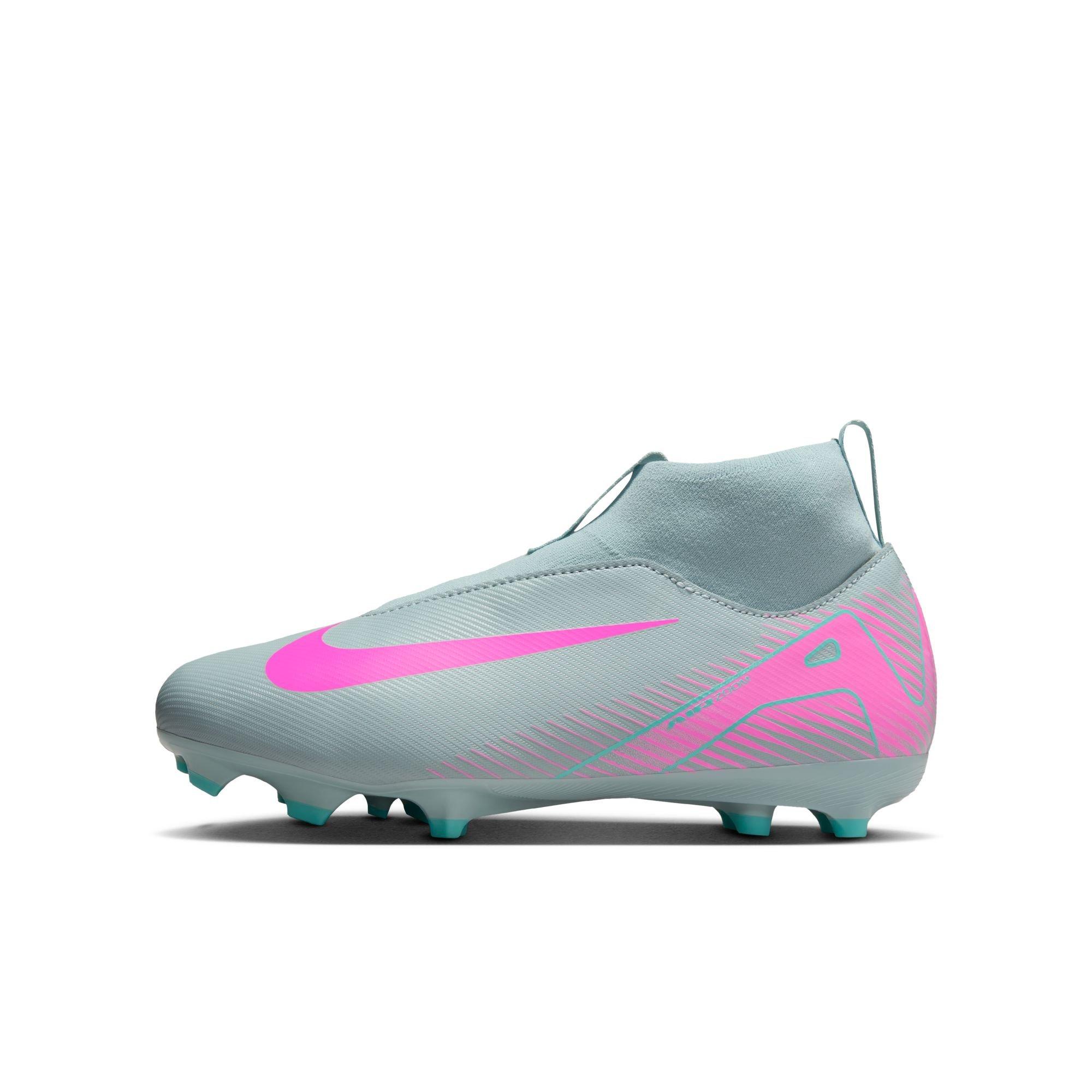 Nike Jr. Mercurial Superfly 10 Academy​ MG  Grade School Boys' "Ocean Cube/Pink Blast" Soccer Cleat