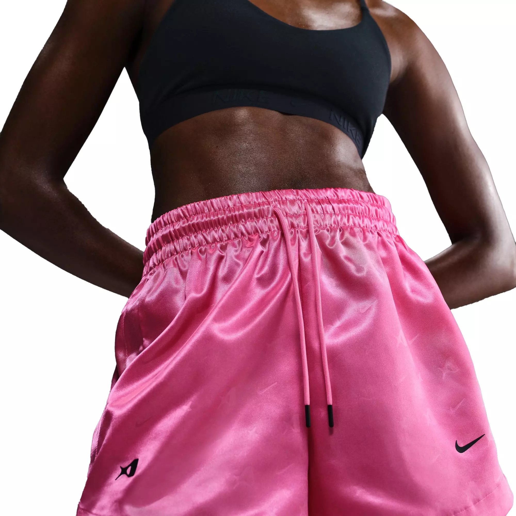 Nike A'ja Wilson Women's Basketball Shorts - PINK