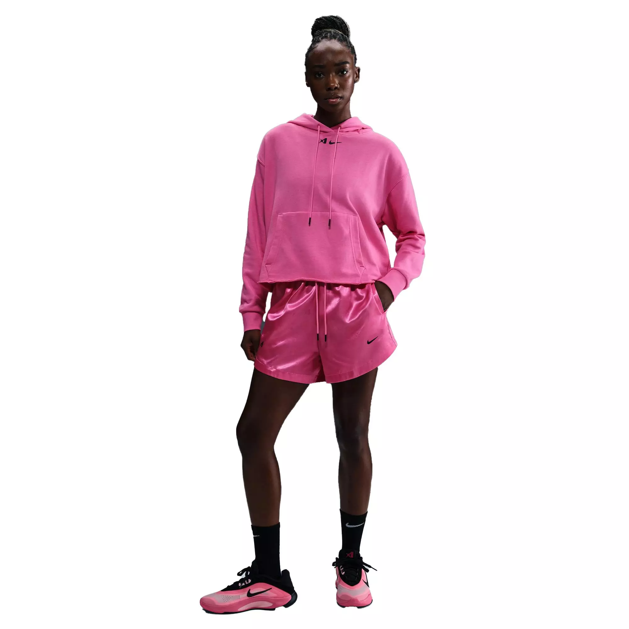 Nike A'ja Wilson Women's Basketball Shorts - PINK