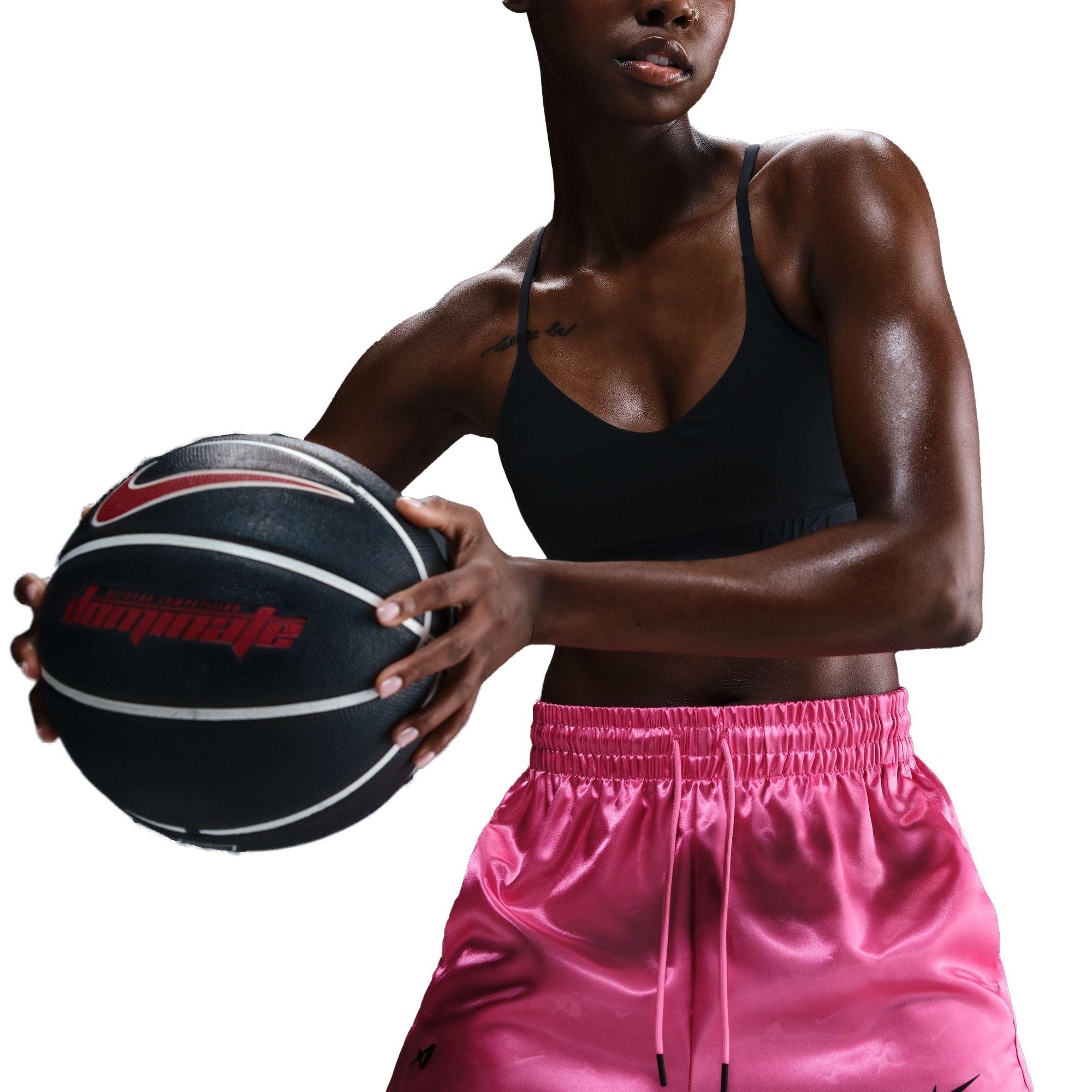 Nike A'ja Wilson Women's Basketball Shorts - PINK Thumbnail View 8