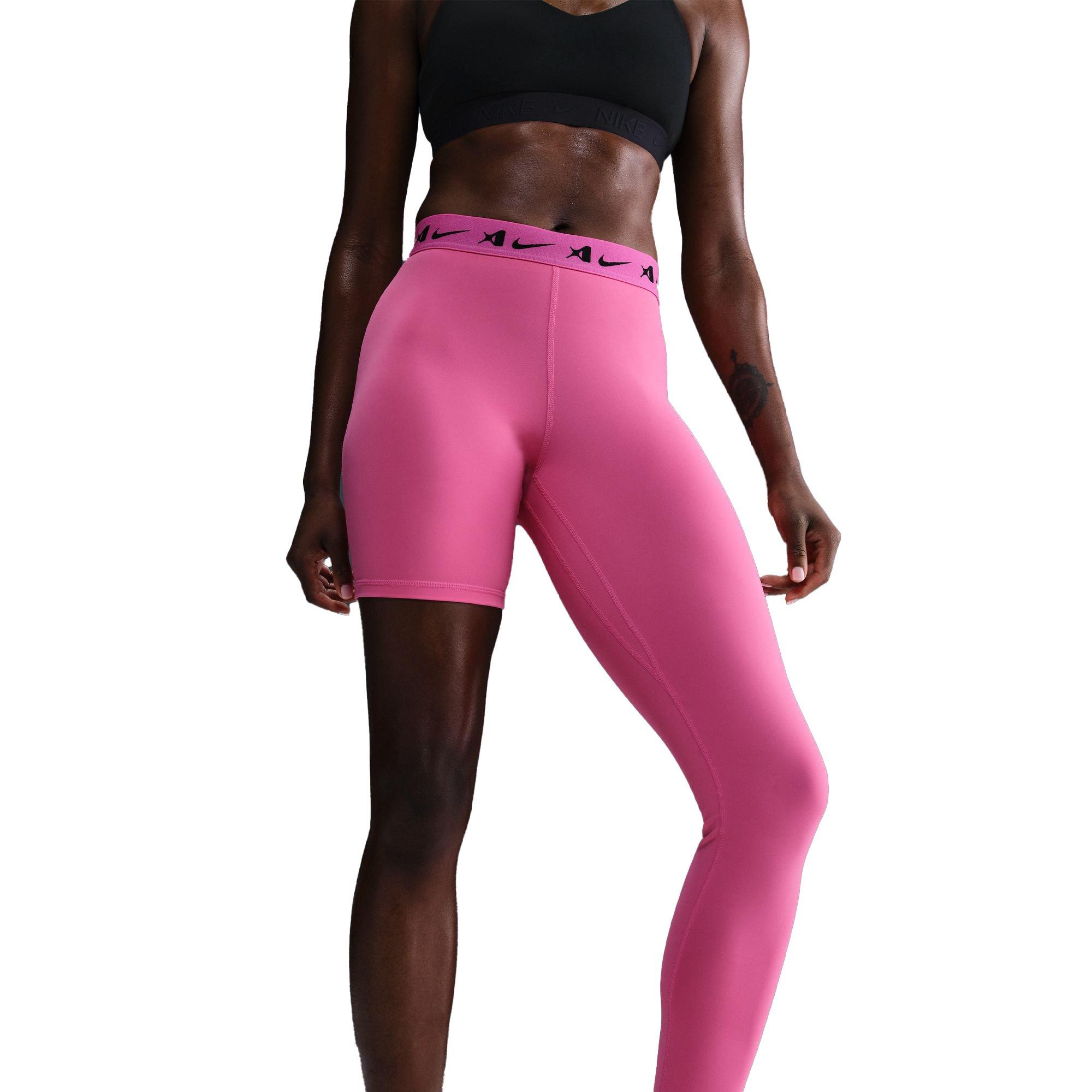 Nike A'ja Wilson Women's "Pinksicle" Mid-Rise Single-Leg Basketball Leggings - PINK Thumbnail View 6