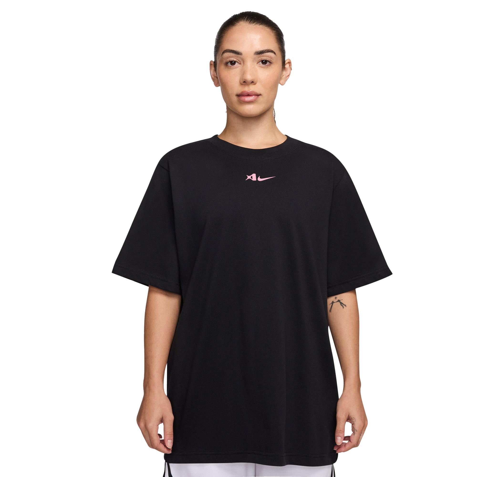 Nike A'ja Wilson Women's Loose Short-Sleeve Tee - BLACK Thumbnail View 1