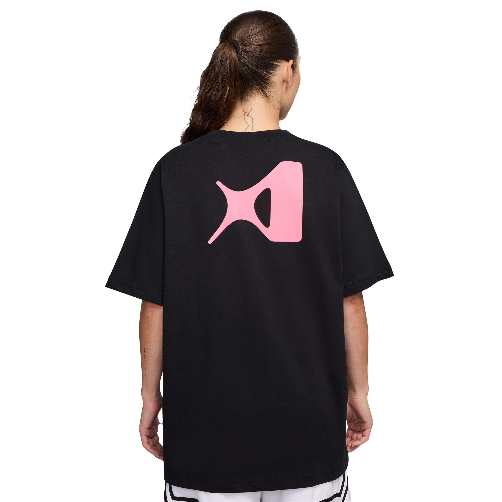Nike A'ja Wilson Women's Loose Short-Sleeve Tee - BLACK Thumbnail View 2