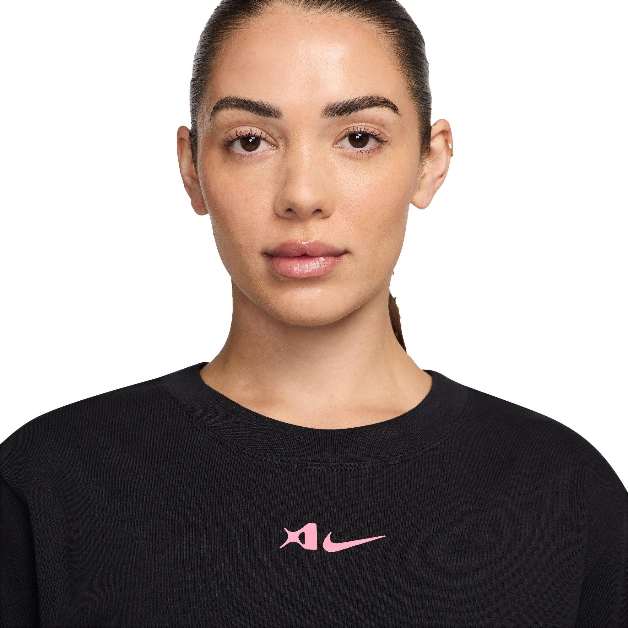 Nike A'ja Wilson Women's Loose Short-Sleeve Tee - BLACK Thumbnail View 3