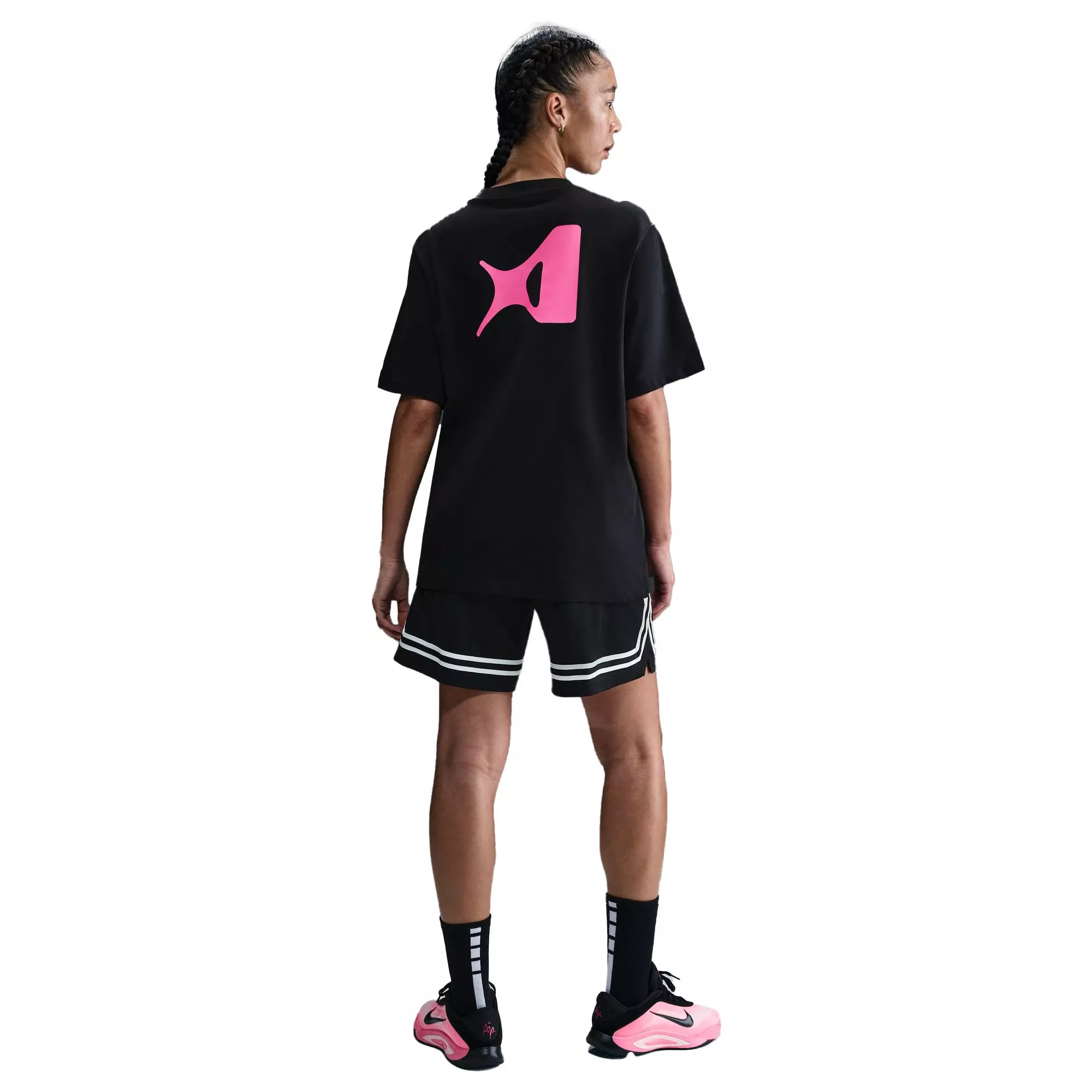 Nike A'ja Wilson Women's Loose Short-Sleeve Tee - BLACK