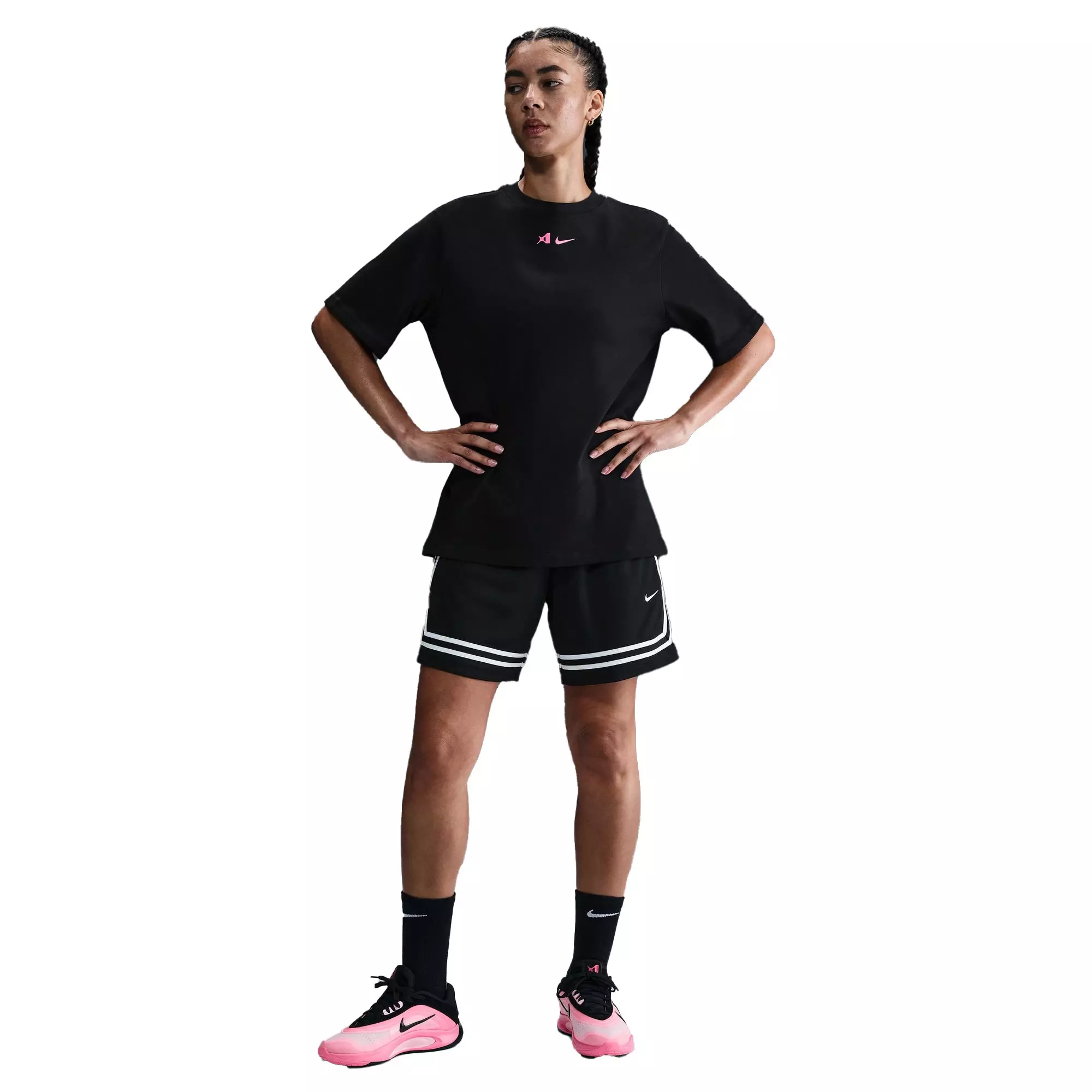 Nike A'ja Wilson Women's Loose Short-Sleeve Tee - BLACK