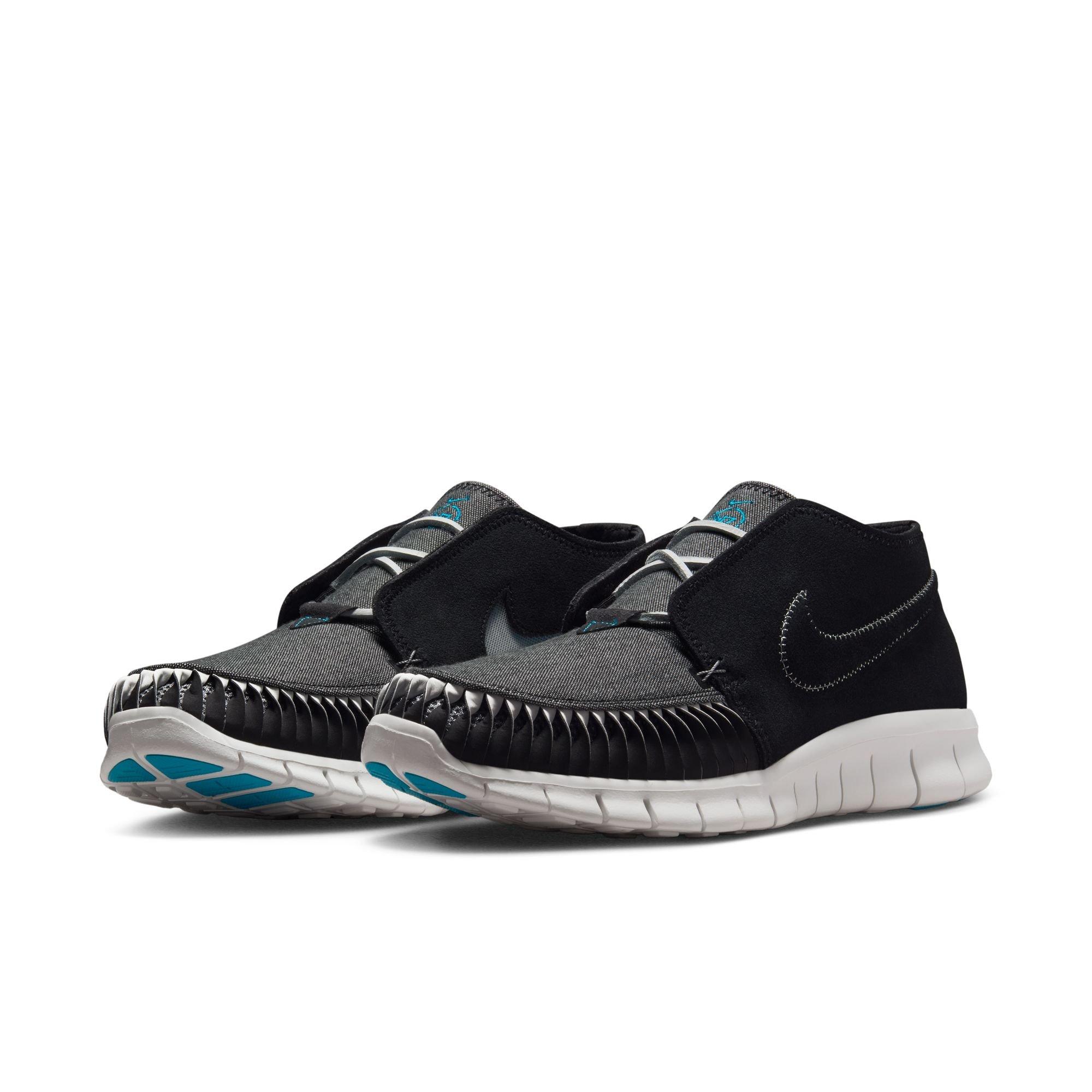 Nike Free Forward Moc N7 "Black" Men's Shoe - BLACK/SUMMIT WHITE/TURQUOISE Thumbnail View 3