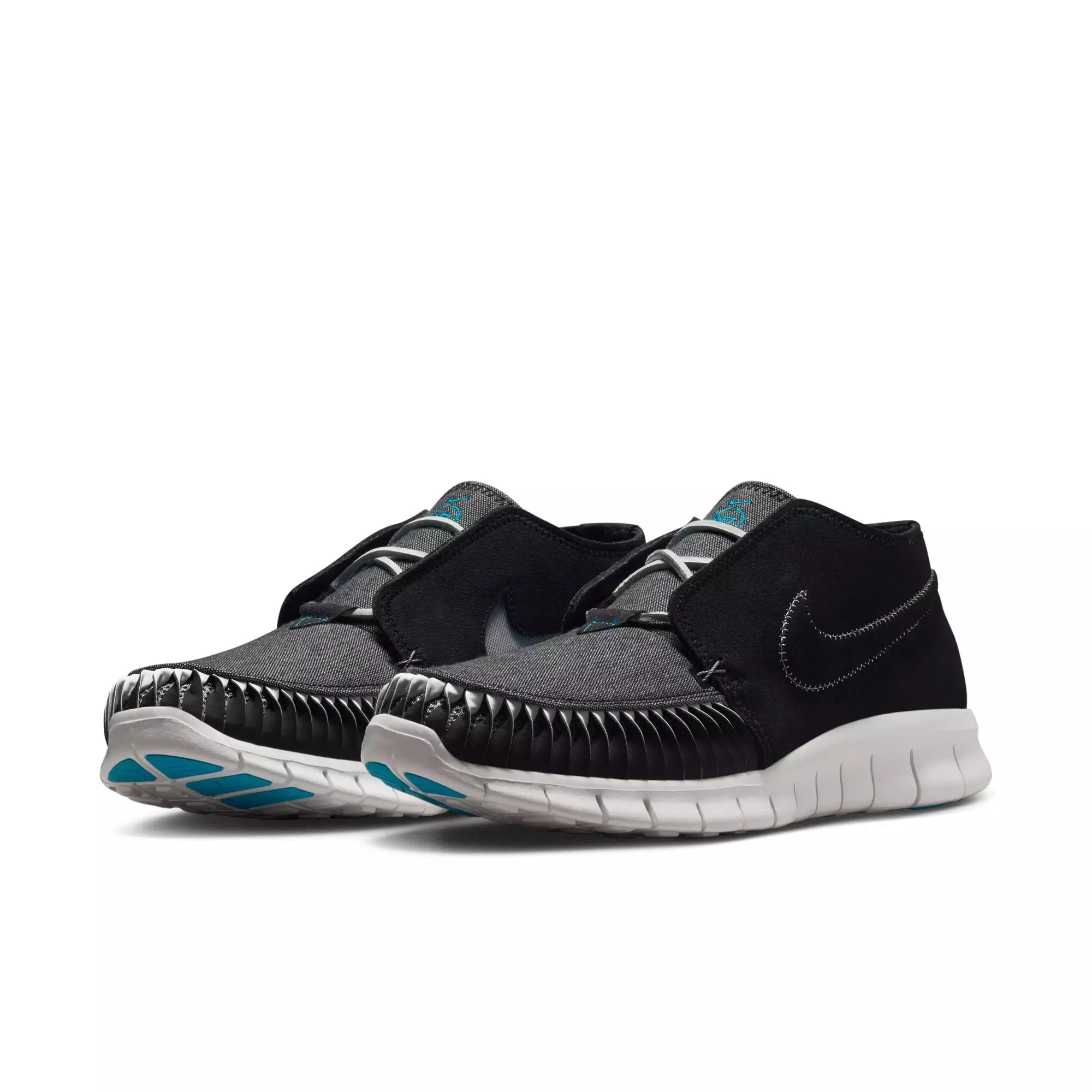 Nike Free Forward Moc N7 "Black" Men's Shoe - BLACK/SUMMIT WHITE/TURQUOISE