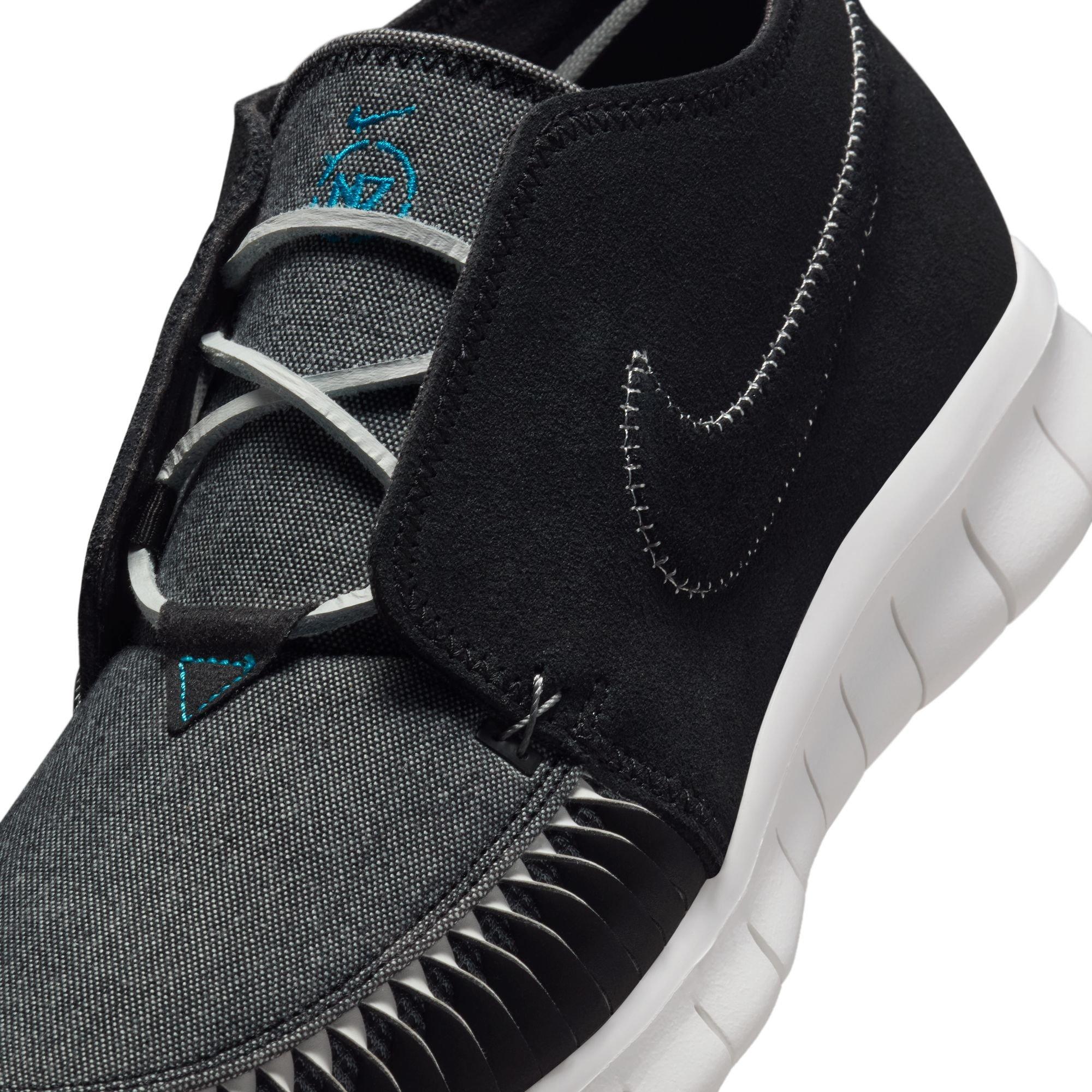 Nike Free Forward Moc N7 "Black" Men's Shoe - BLACK/SUMMIT WHITE/TURQUOISE Thumbnail View 4
