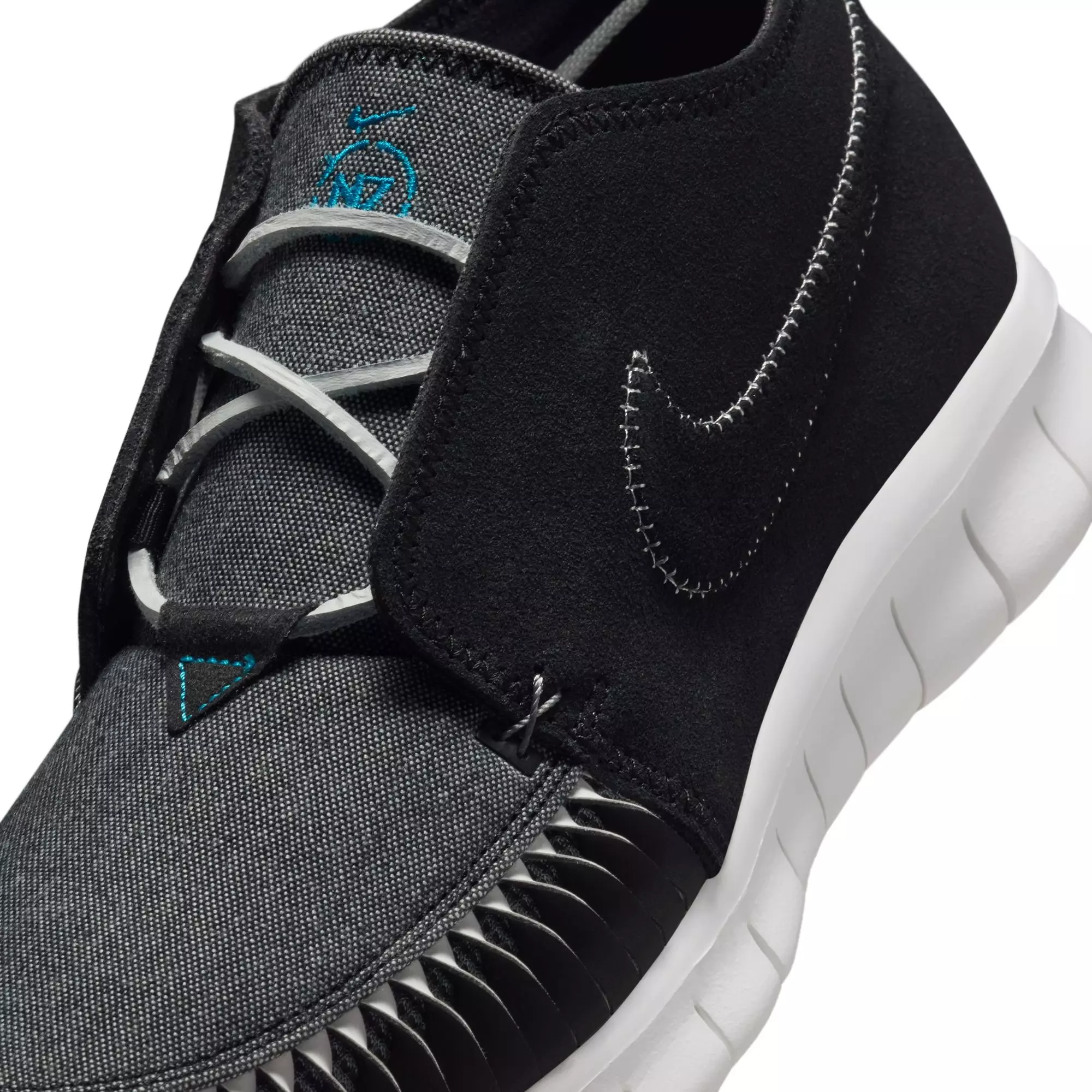 Nike Free Forward Moc N7 "Black" Men's Shoe - BLACK/SUMMIT WHITE/TURQUOISE