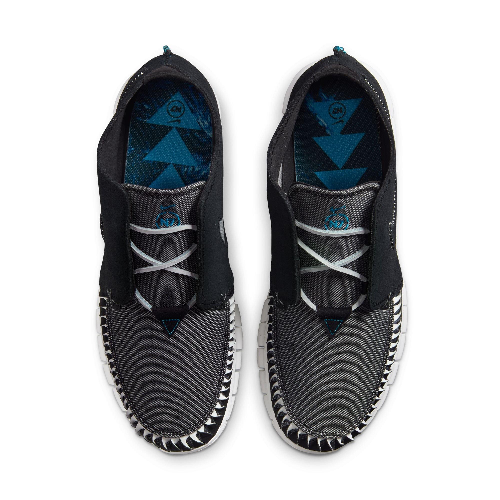 Nike Free Forward Moc N7 "Black" Men's Shoe - BLACK/SUMMIT WHITE/TURQUOISE Thumbnail View 10