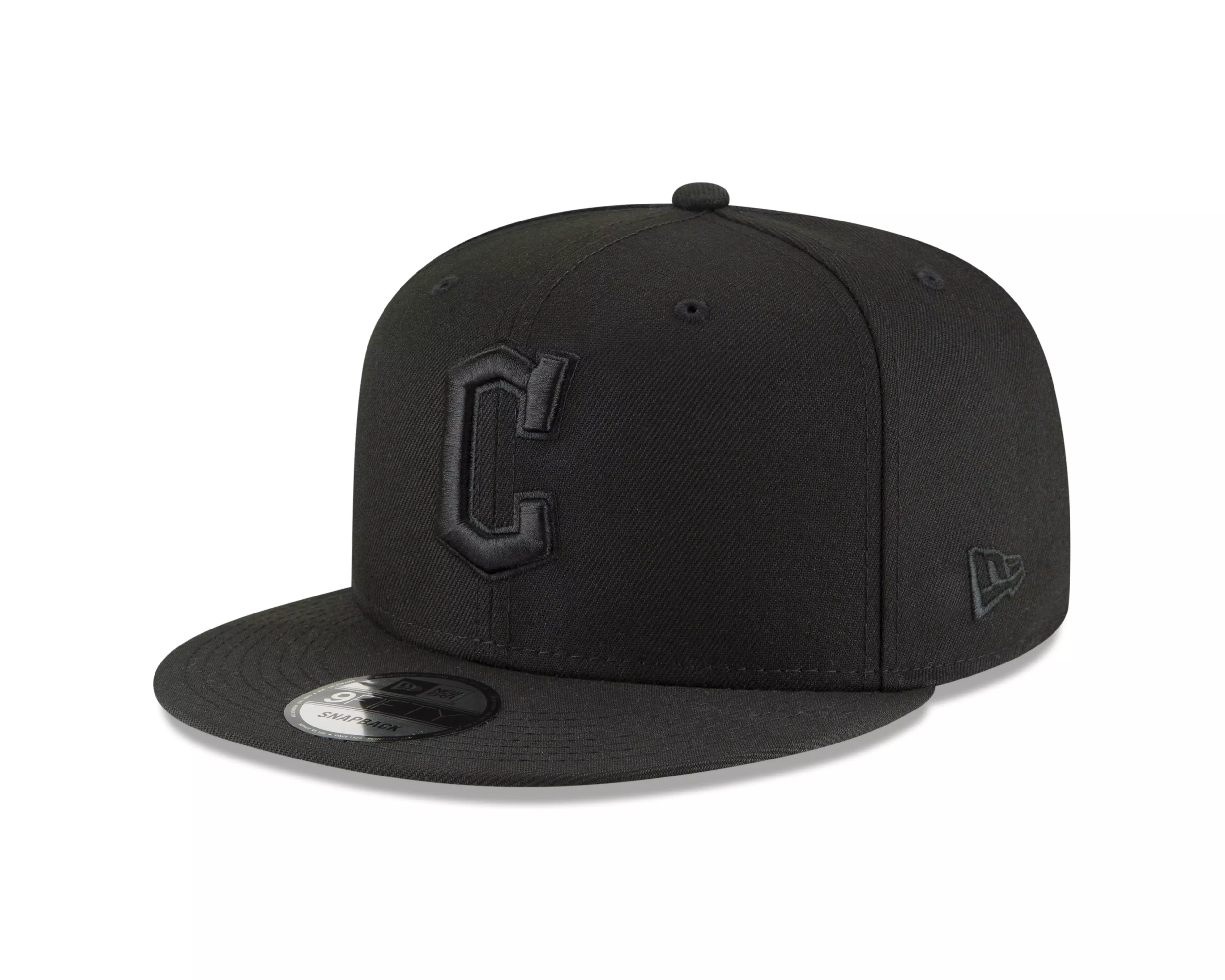 New Era Cleveland Guardians 9FIFTY Snapback Hat-Black - BLACK