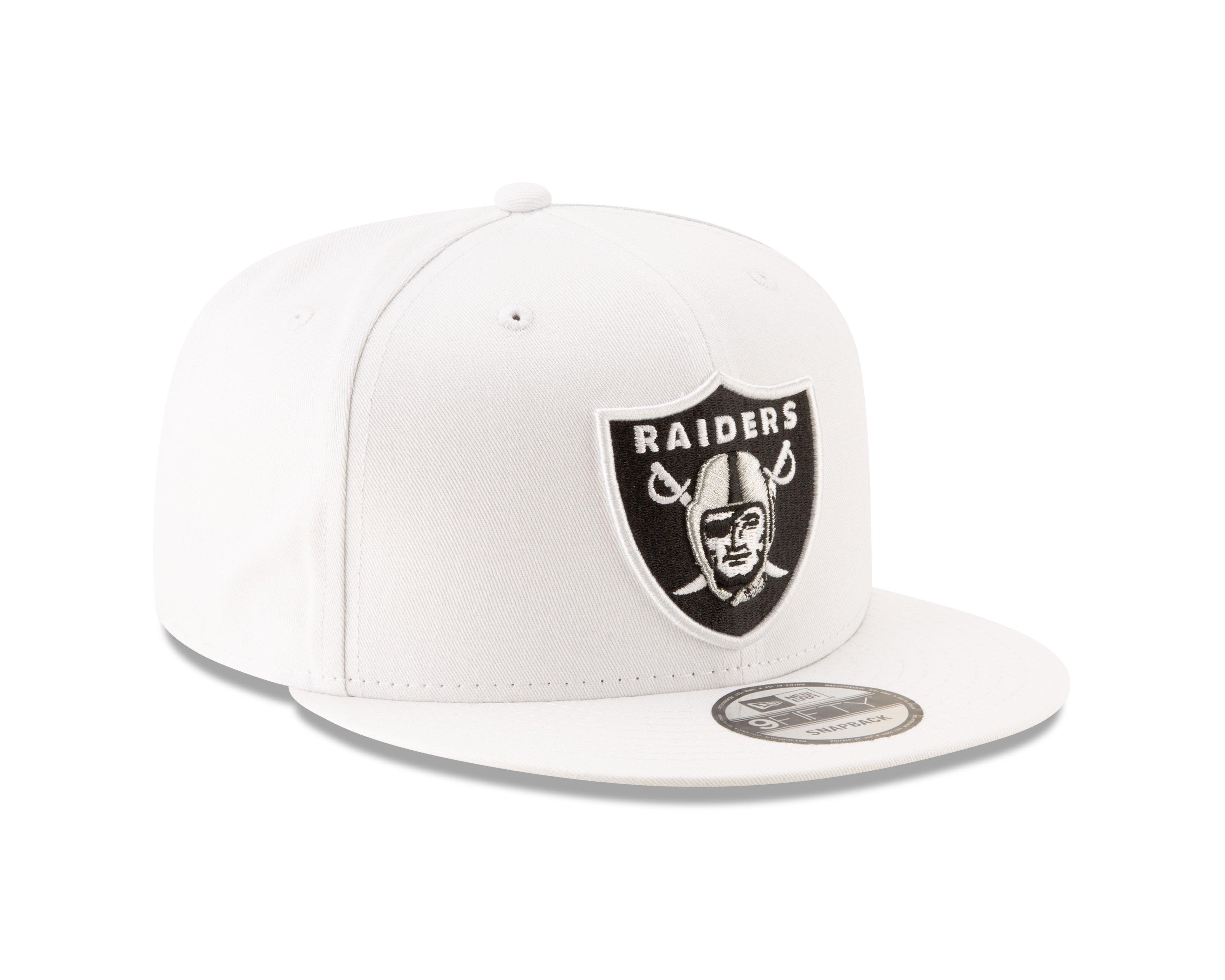 New Era Las Vegas Raiders 9FIFTY Snapback Hat-White/Black