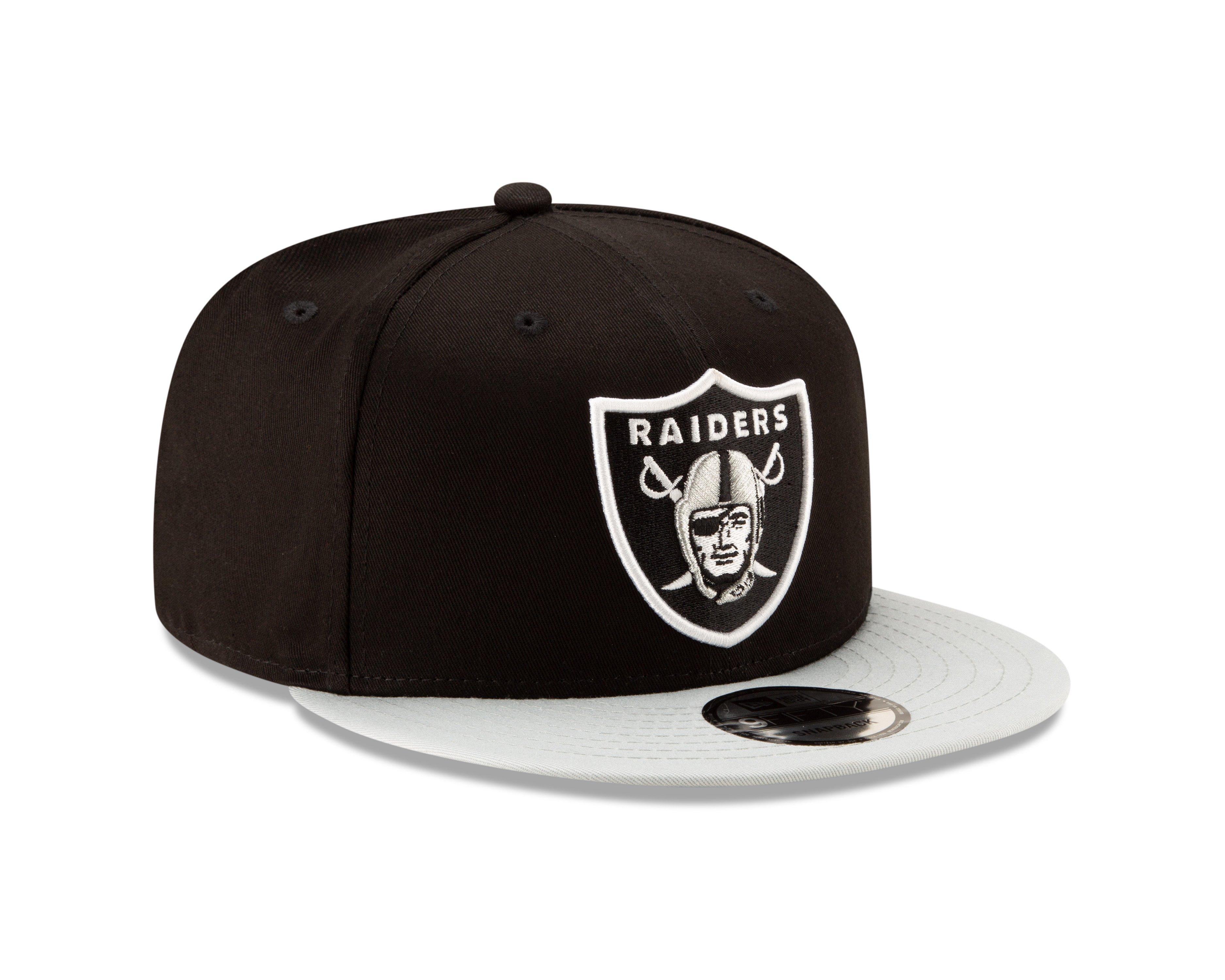 New Era Las Vegas Raiders 9FIFTY Snapback Hat-Black/Grey