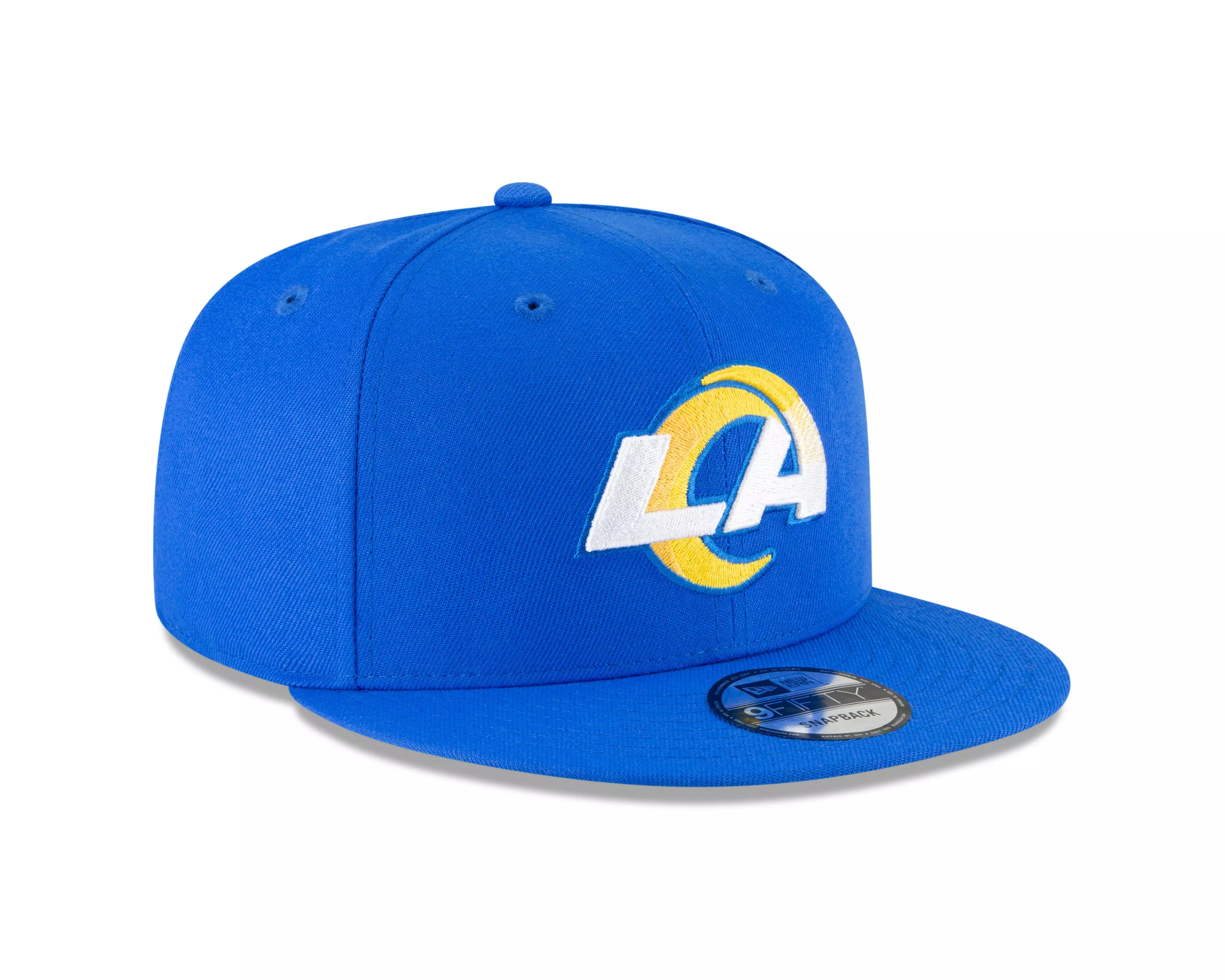 New Era Los Angeles Rams 9FIFTY Snapback Hat-Blue/Yellow - BLUE/YELLOW