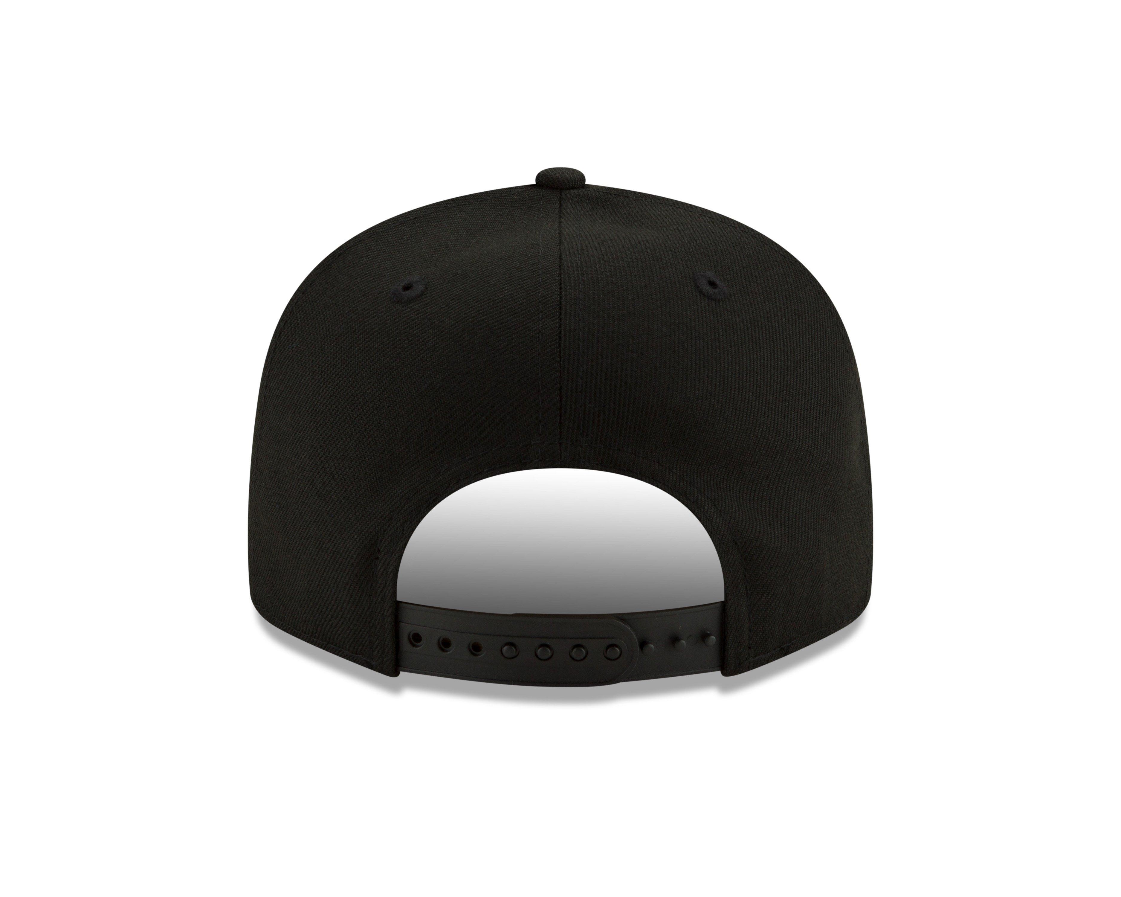 New Era Pittsburgh Steelers 9FIFTY Snapback Hat - Black/White - BLACK/WHITE Thumbnail View 3