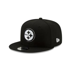 New Era Pittsburgh Steelers 9FIFTY Snapback Hat-Black/White