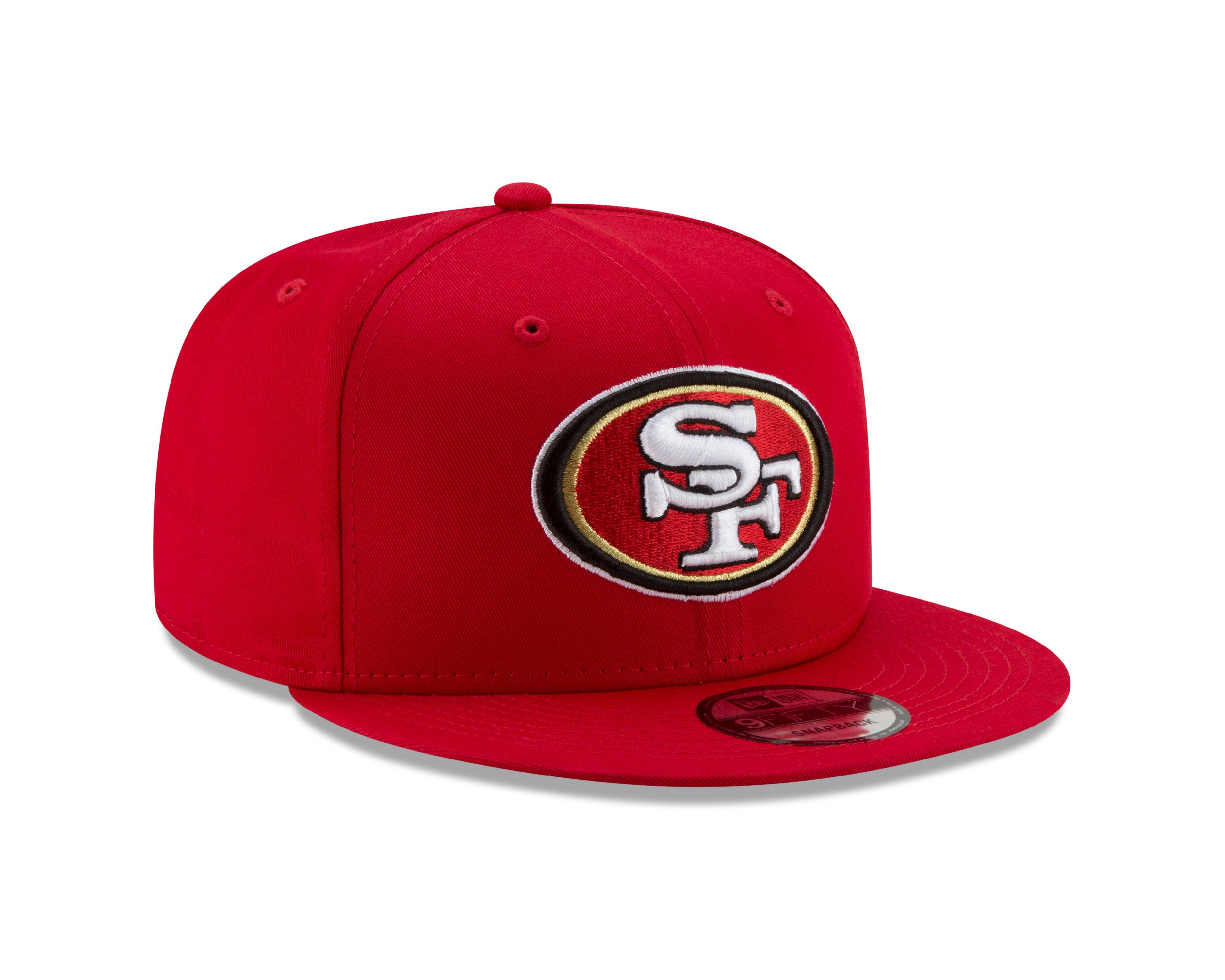 New Era San Francisco 49ers 9FIFTY Snapback Hat-Red