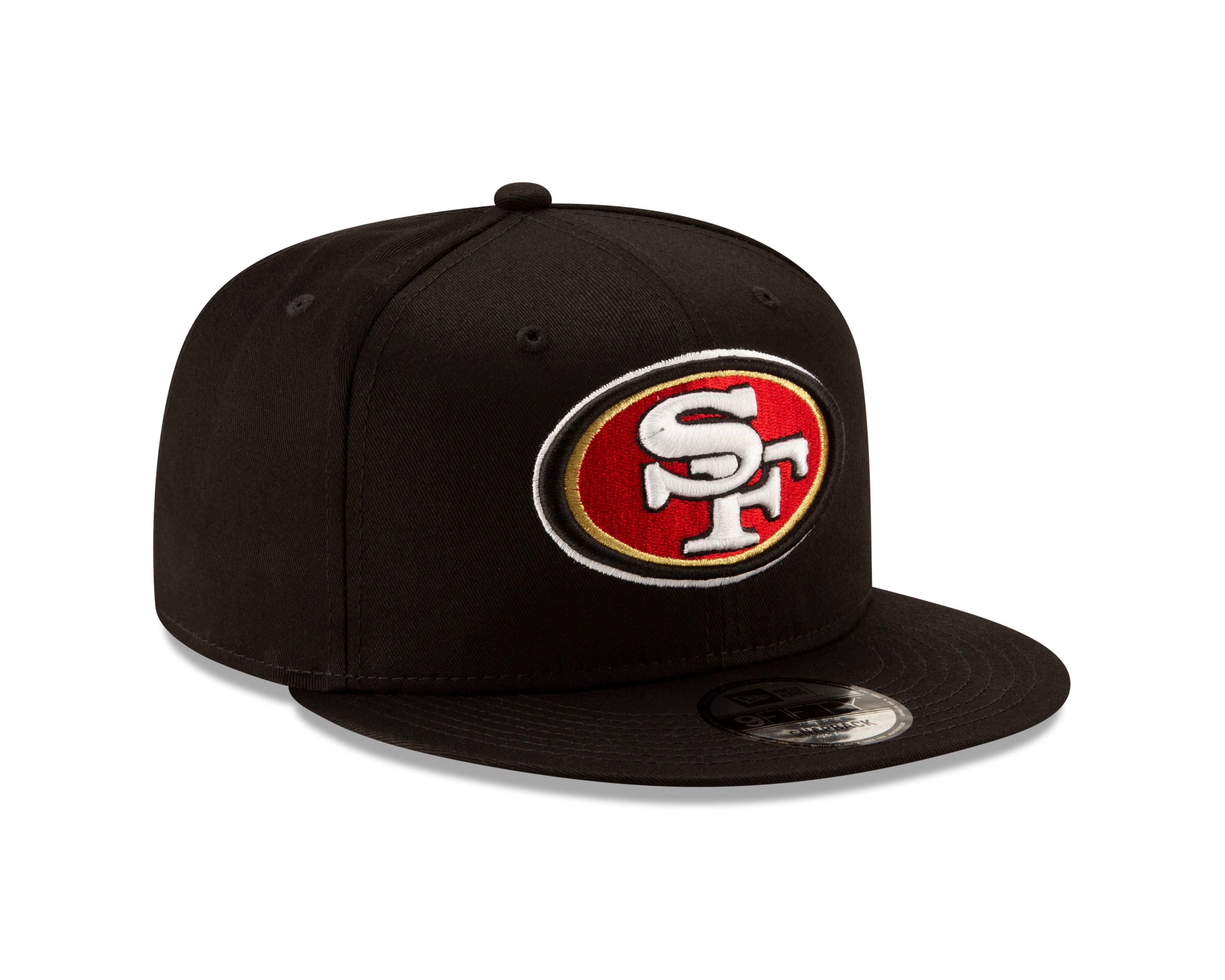 New Era San Francisco 49ers 9FIFTY Snapback Hat-Black/Red