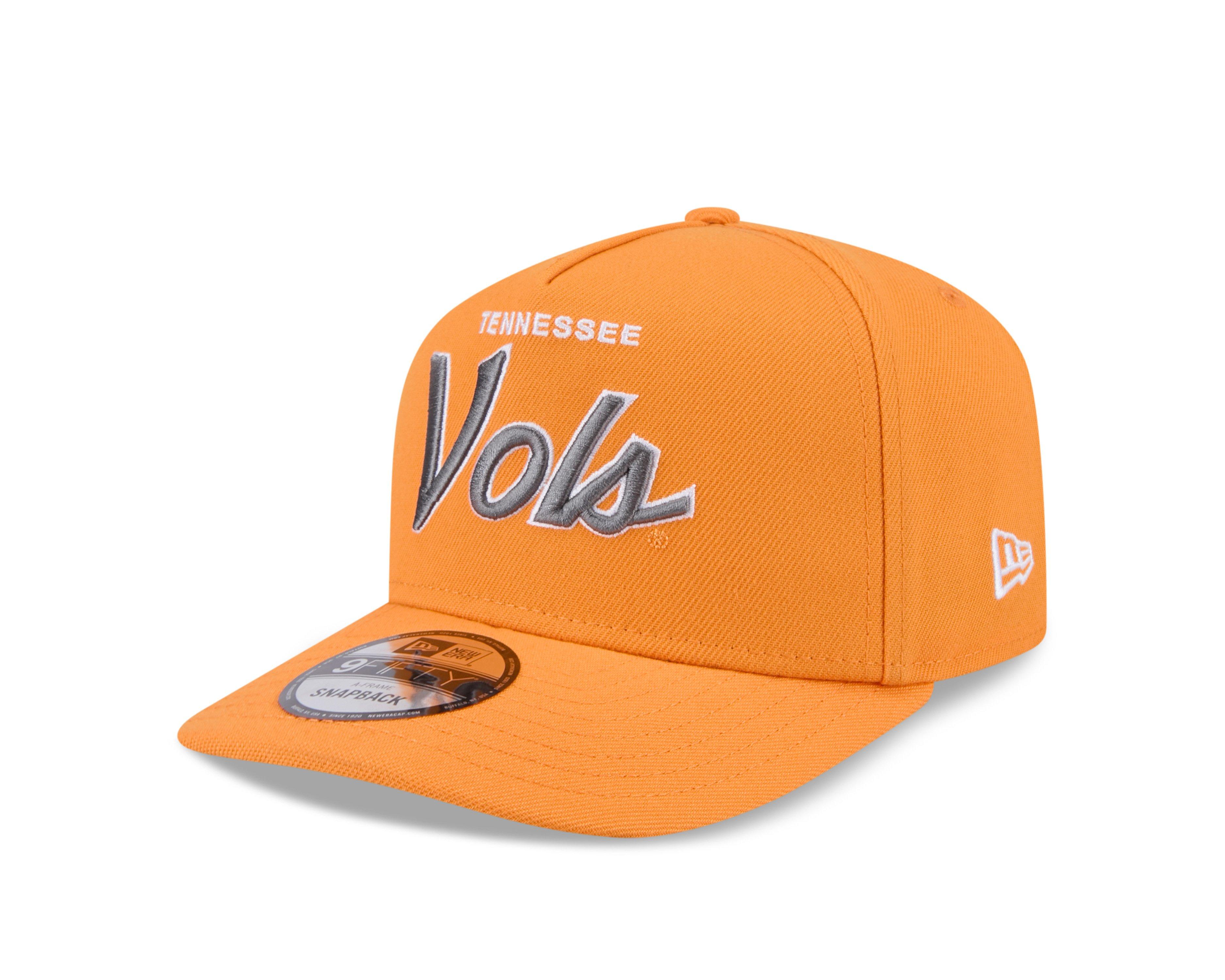 New Era Tennessee Volunteers 9FIFTY A-Frame Script Snapback Hat-Orange - ORANGE Thumbnail View 1