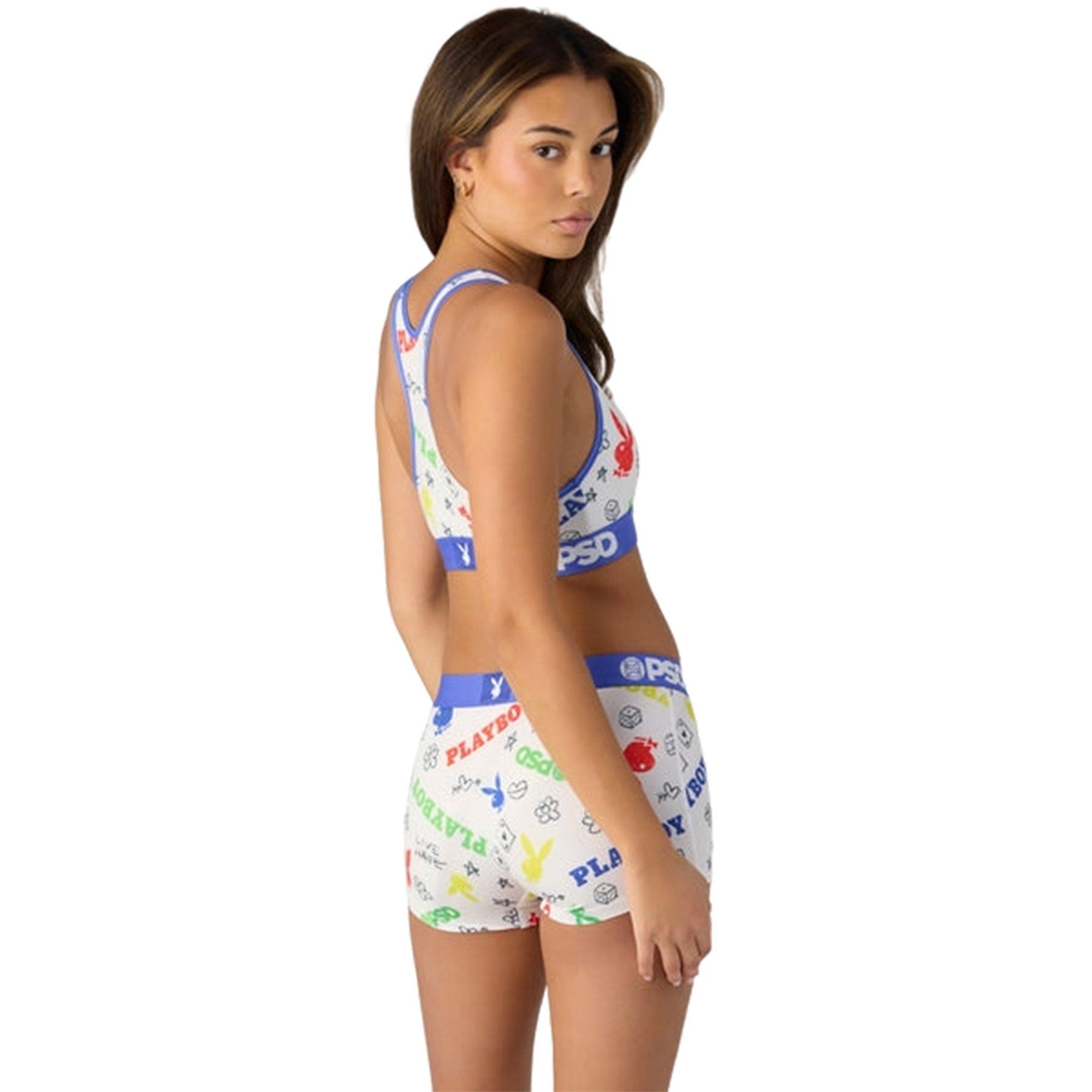 PSD Women's x Playboy Primary Sports Bra - MULTI-COLOR Thumbnail View 2
