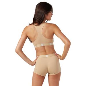 PSD Women's Modal Solid Sand Boy Shorts