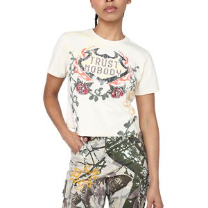 Smoke Rise Women's Roses and Flames Tee