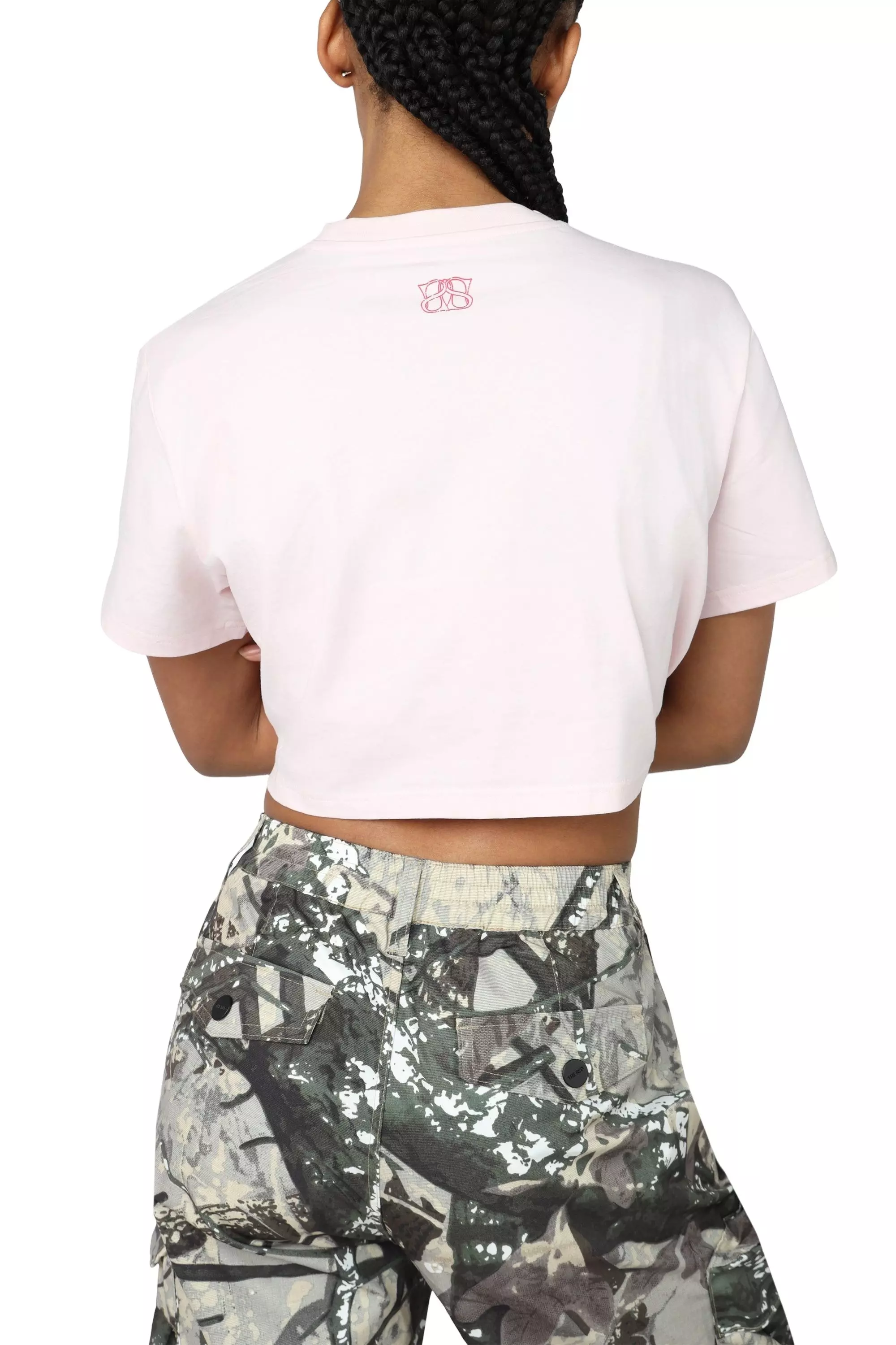 Smoke Rise Women's Collegiate Tee - Hot Pink - PINK