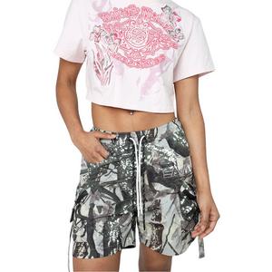Smoke Rise Women's Woven Cargo Shorts - Camo