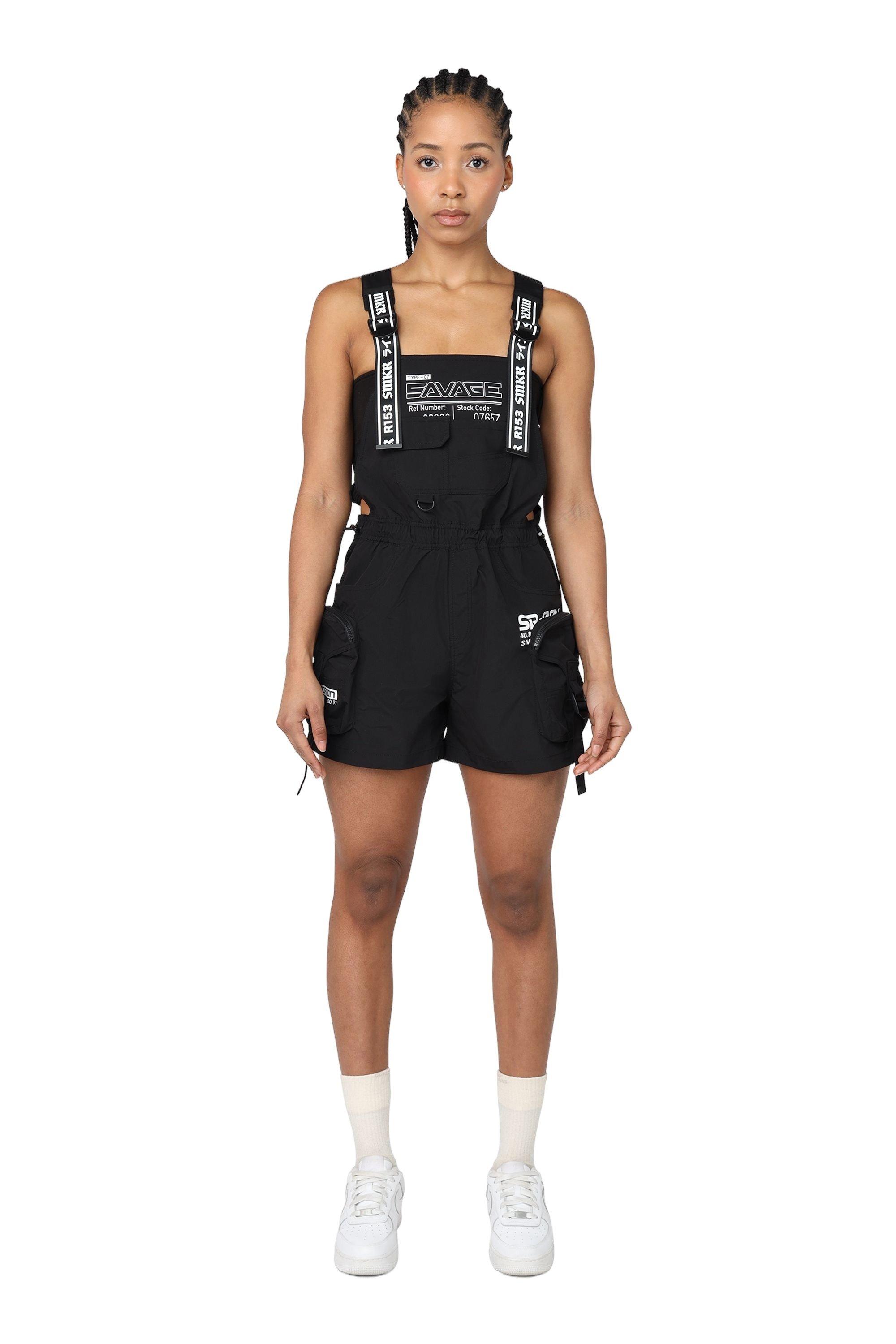 Smoke Rise Women's Shortall - Black - BLACK Thumbnail View 1