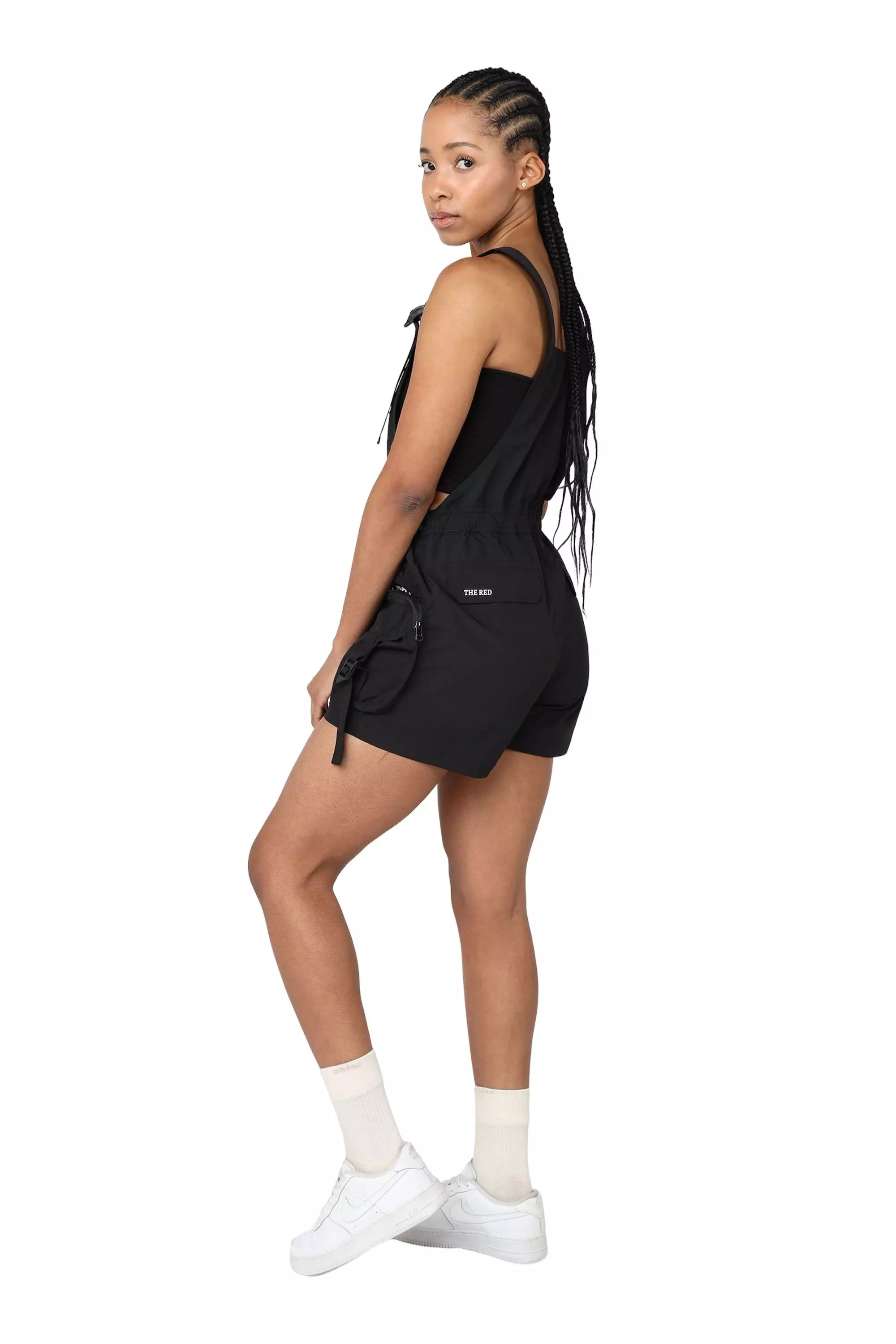 Smoke Rise Women's Shortall - Black - BLACK