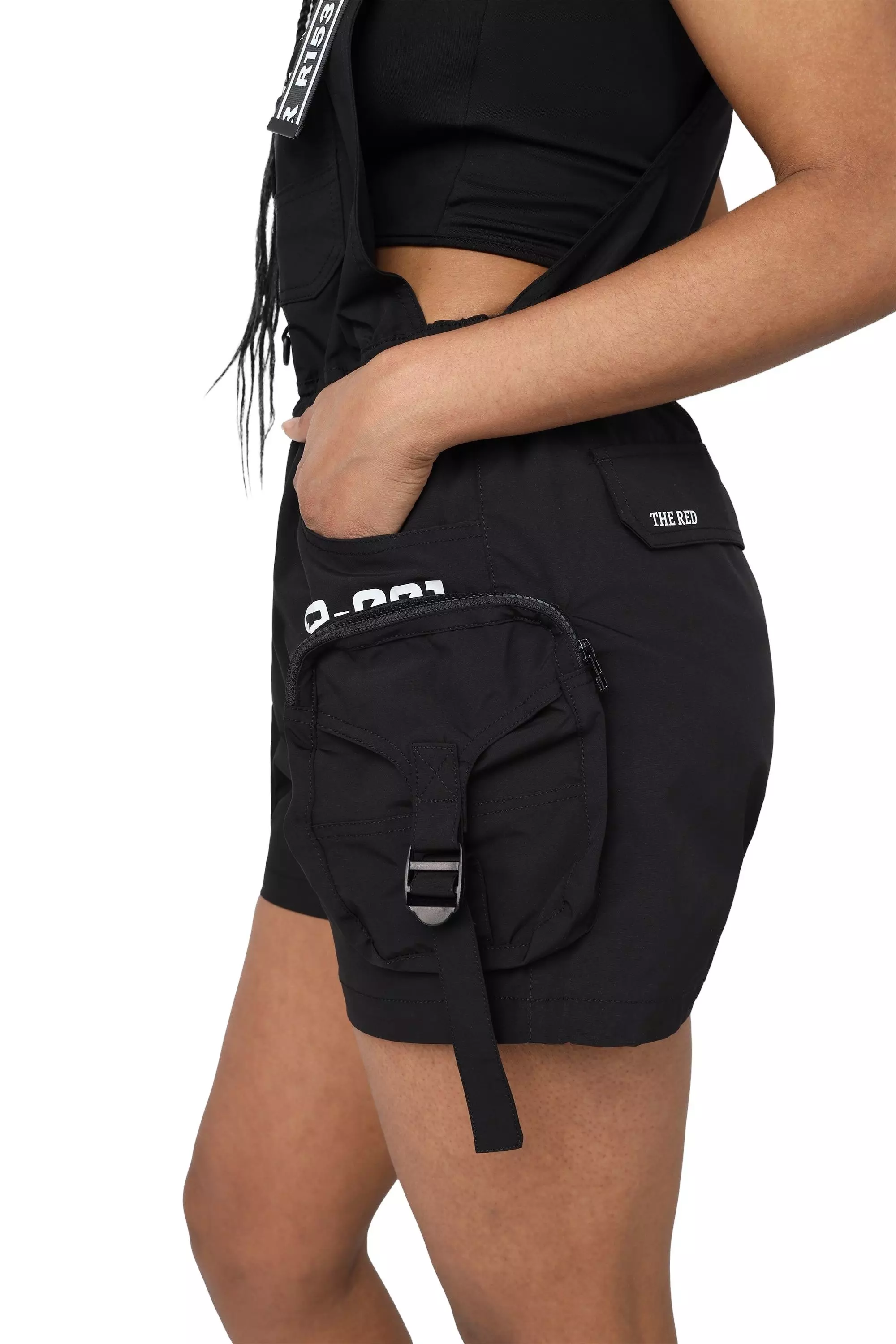 Smoke Rise Women's Shortall - Black - BLACK