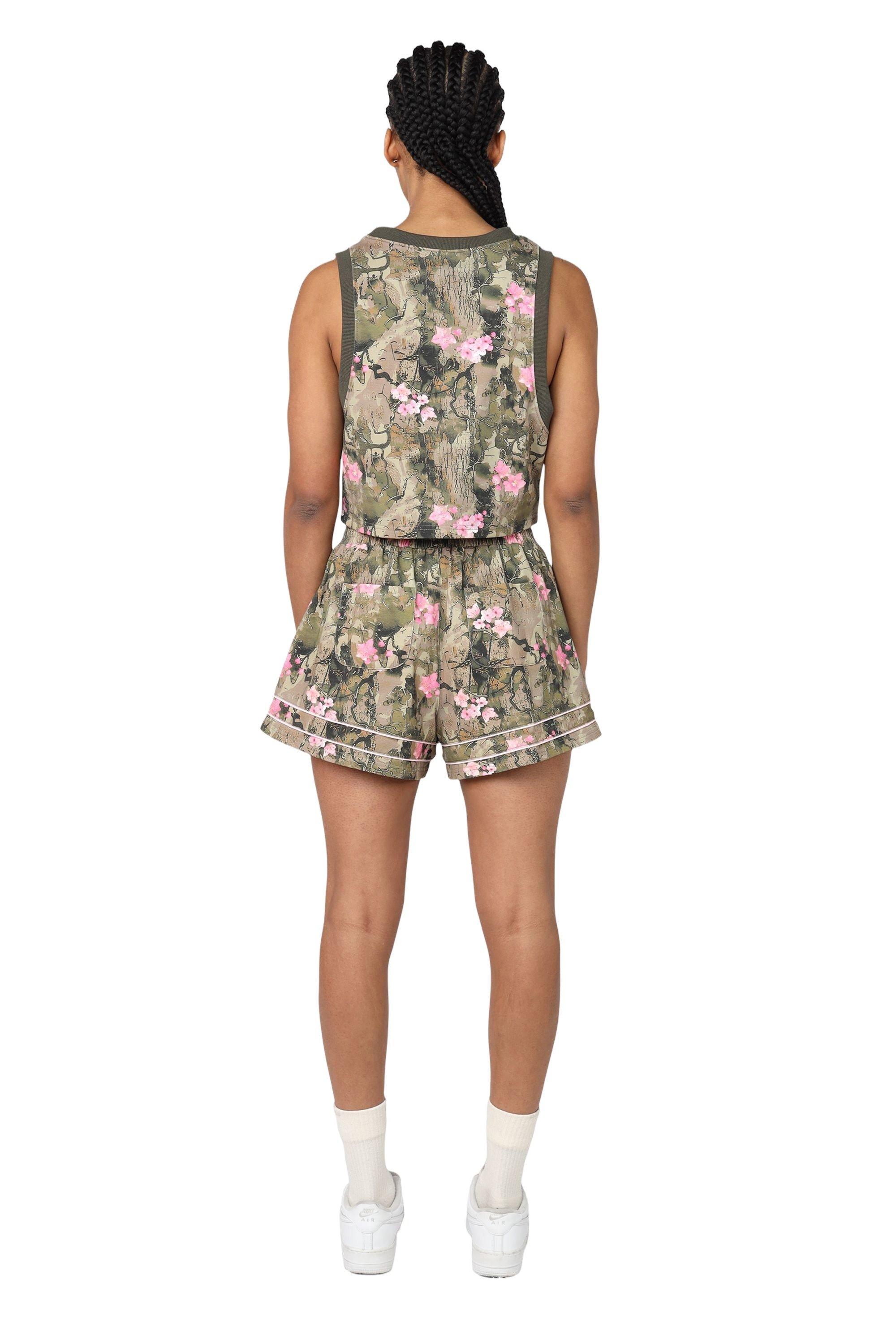 Smoke Rise Women's French Terry Shorts - Camo - CAMOUFLAGE Thumbnail View 5