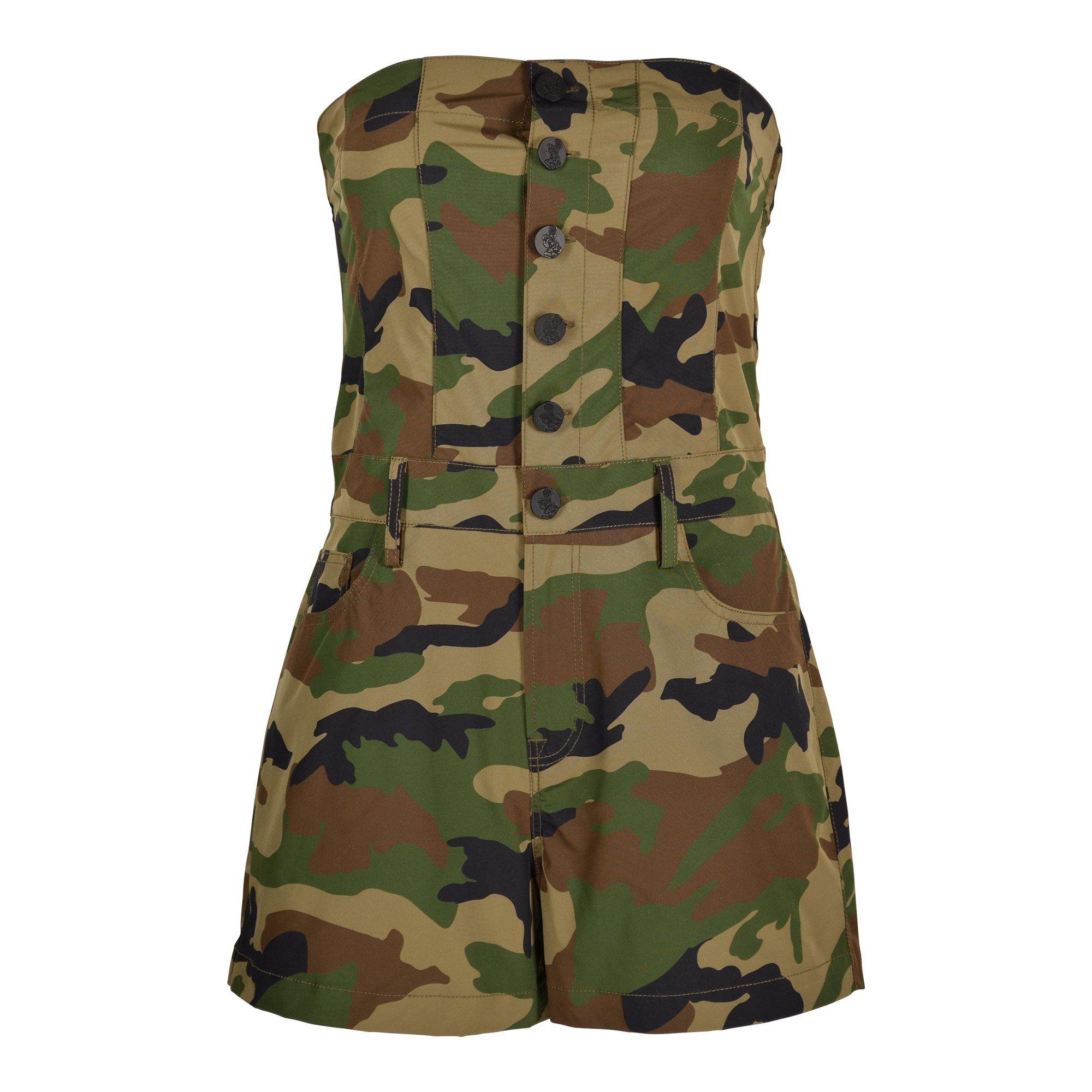 Grindhouse Women's Nylon Tube Romper - Camo - CAMOUFLAGE